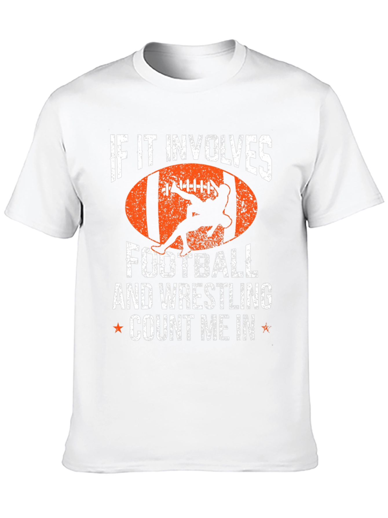Football and Wrestling T-Shirt - Count Me In!