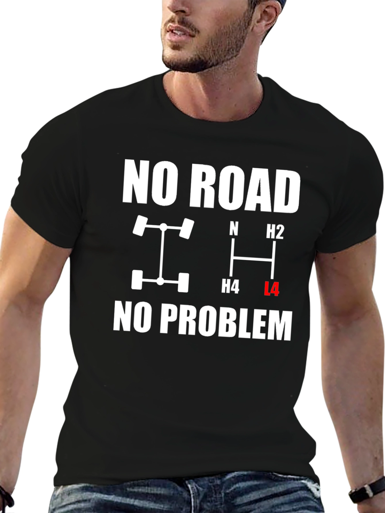 No Road No Problem 4x4 T-Shirt