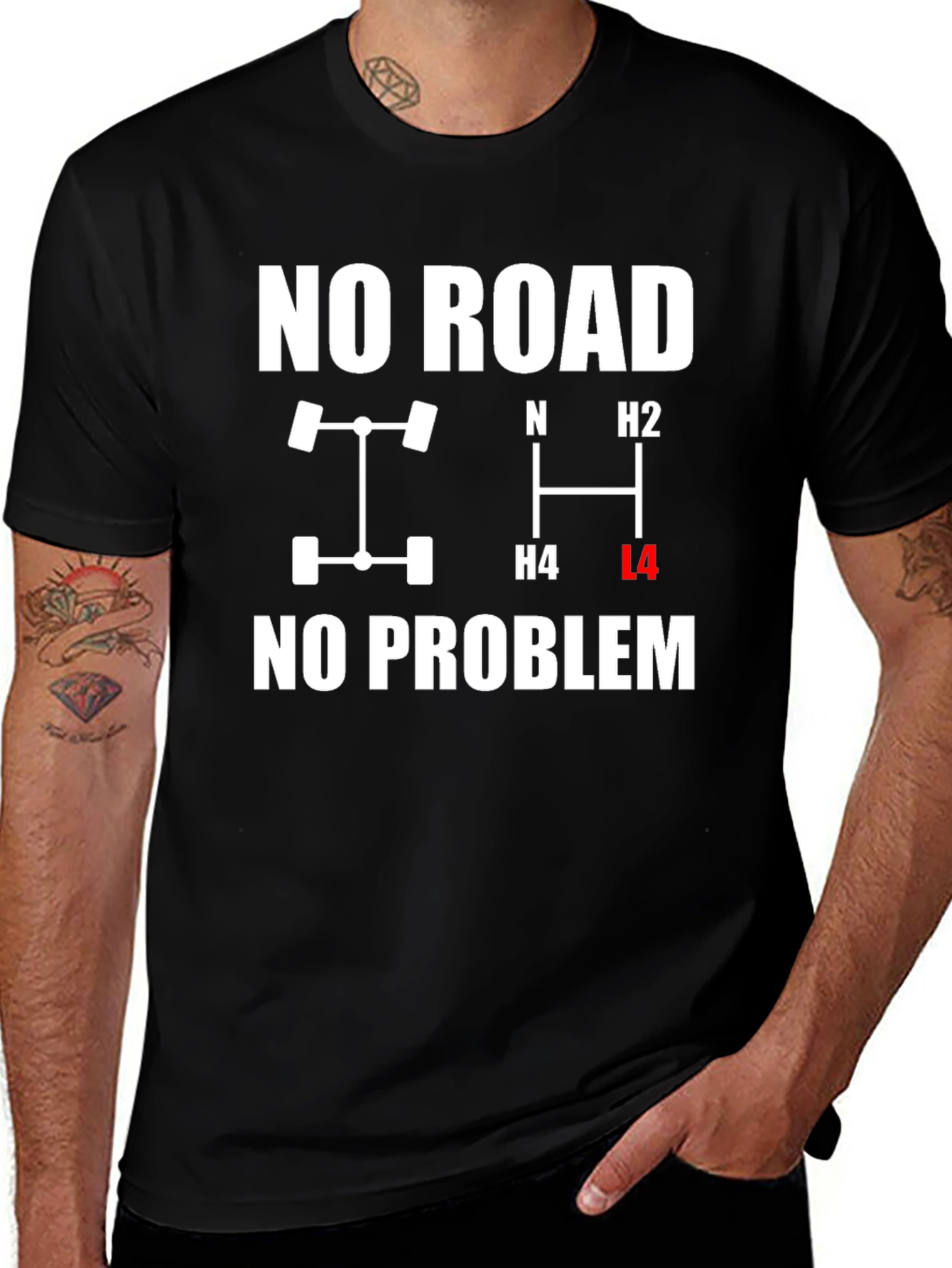 No Road No Problem 4x4 T-Shirt