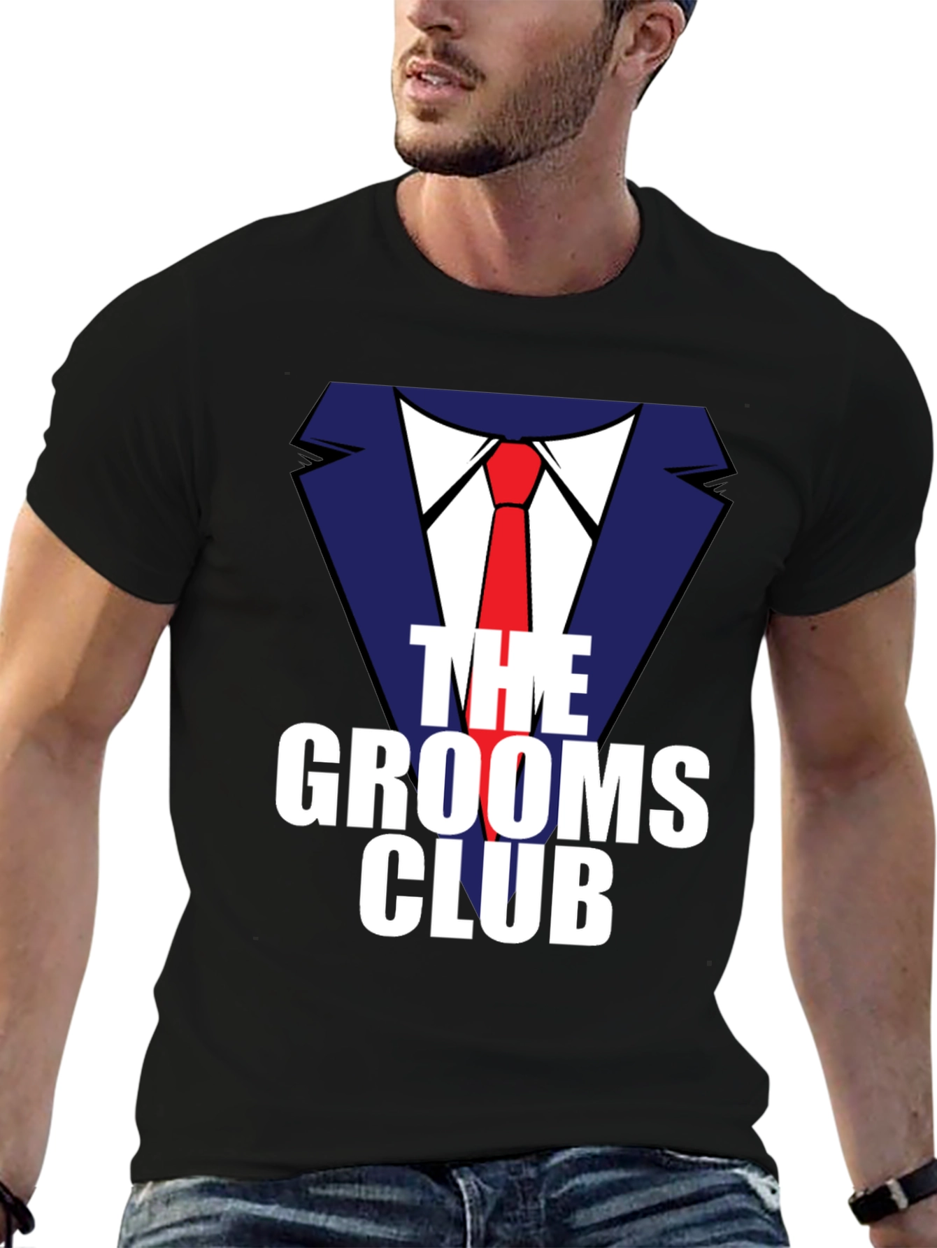 Grooms Club Graphic Tee - Bachelor Party T-Shirt