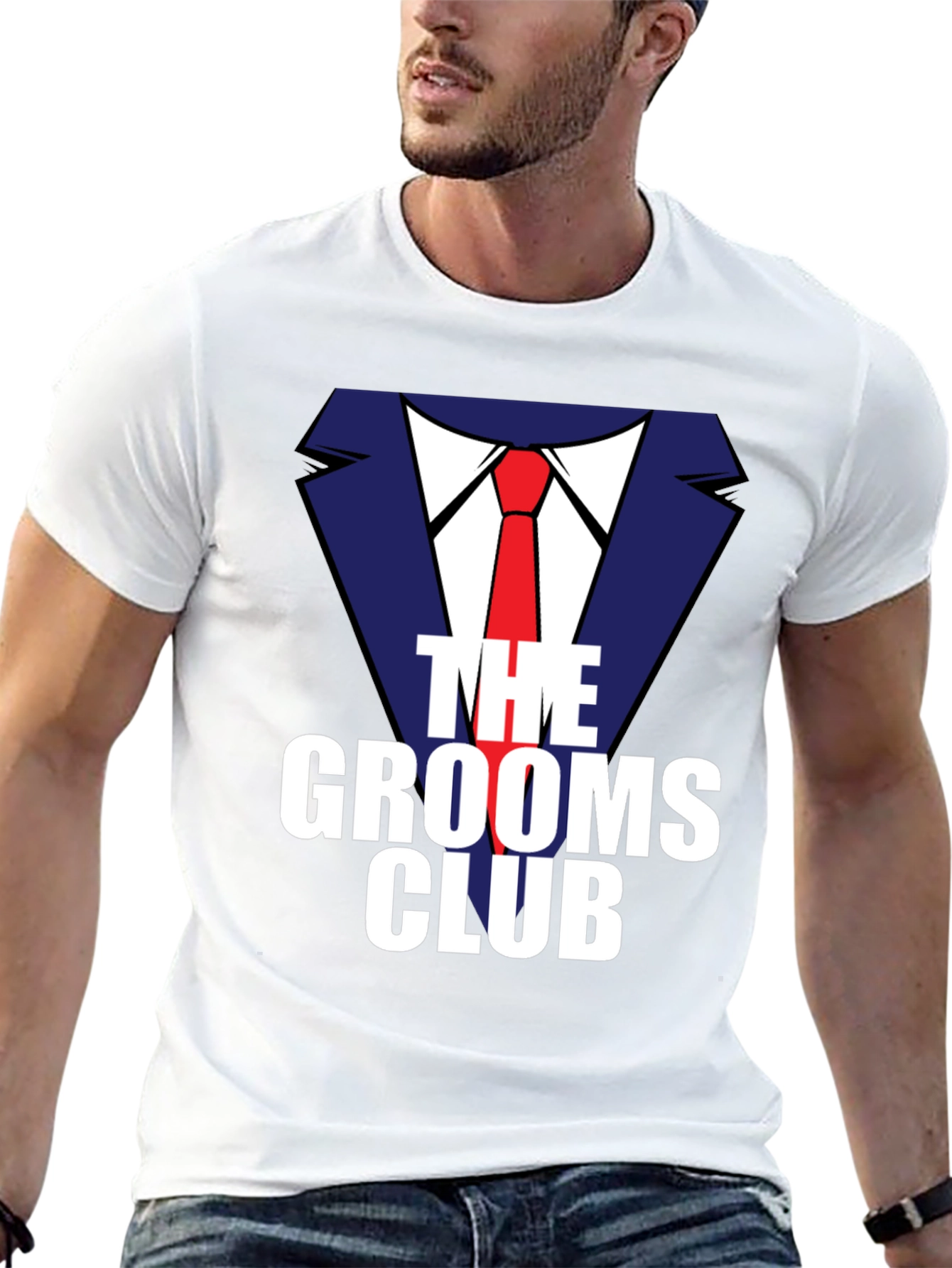 Grooms Club Graphic Tee - Bachelor Party T-Shirt
