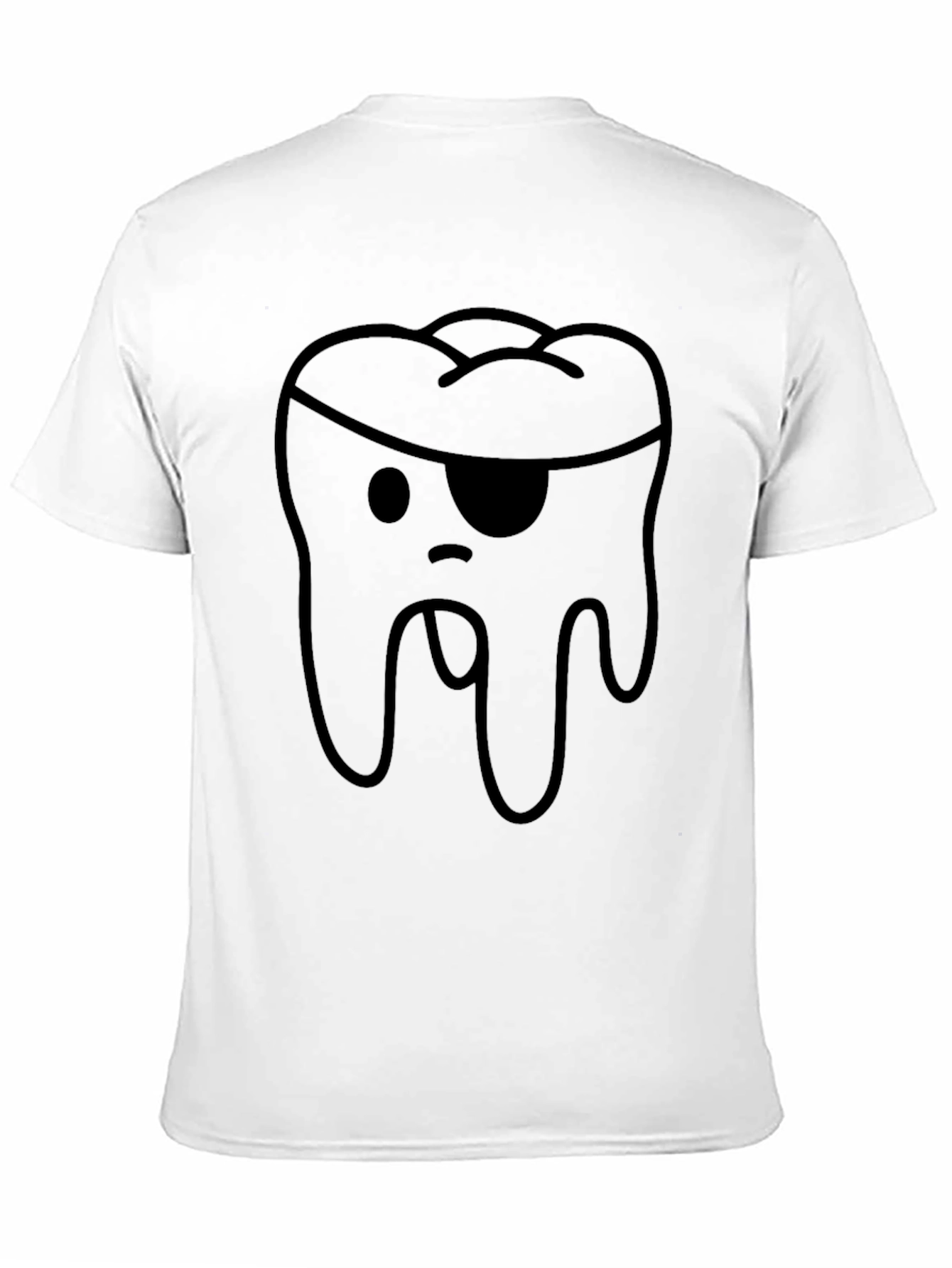 Pirate Tooth Graphic T-Shirt - Unique Design Soft Cotton