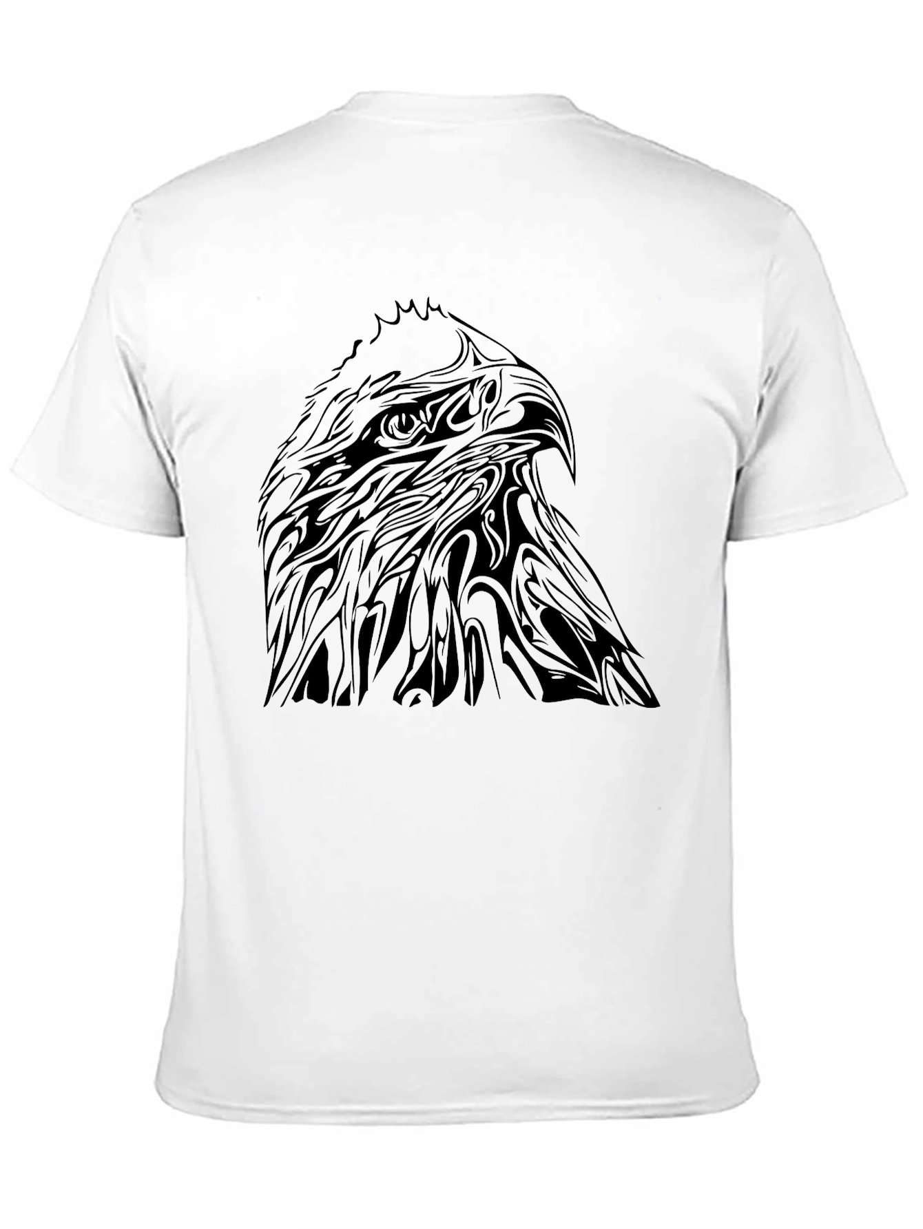 Eagle Head Graphic T-Shirt - Mens Black Tee