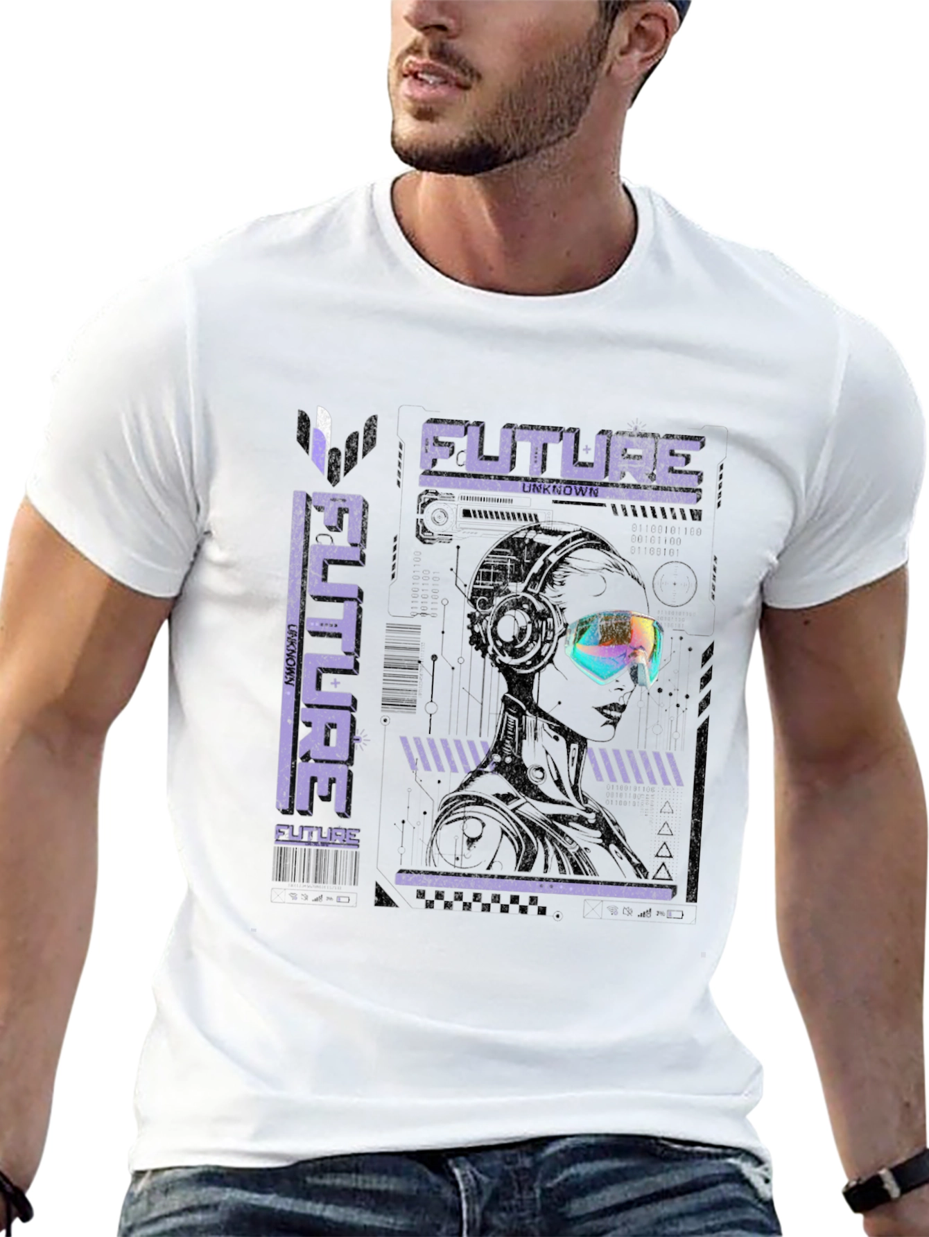 Cyberpunk Future T-Shirt - Unique Graphic Tee