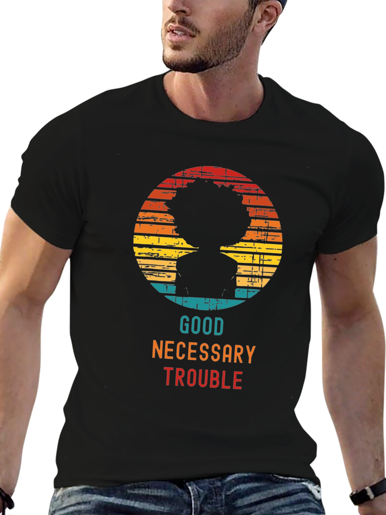 Good Trouble Retro Silhouette Tee