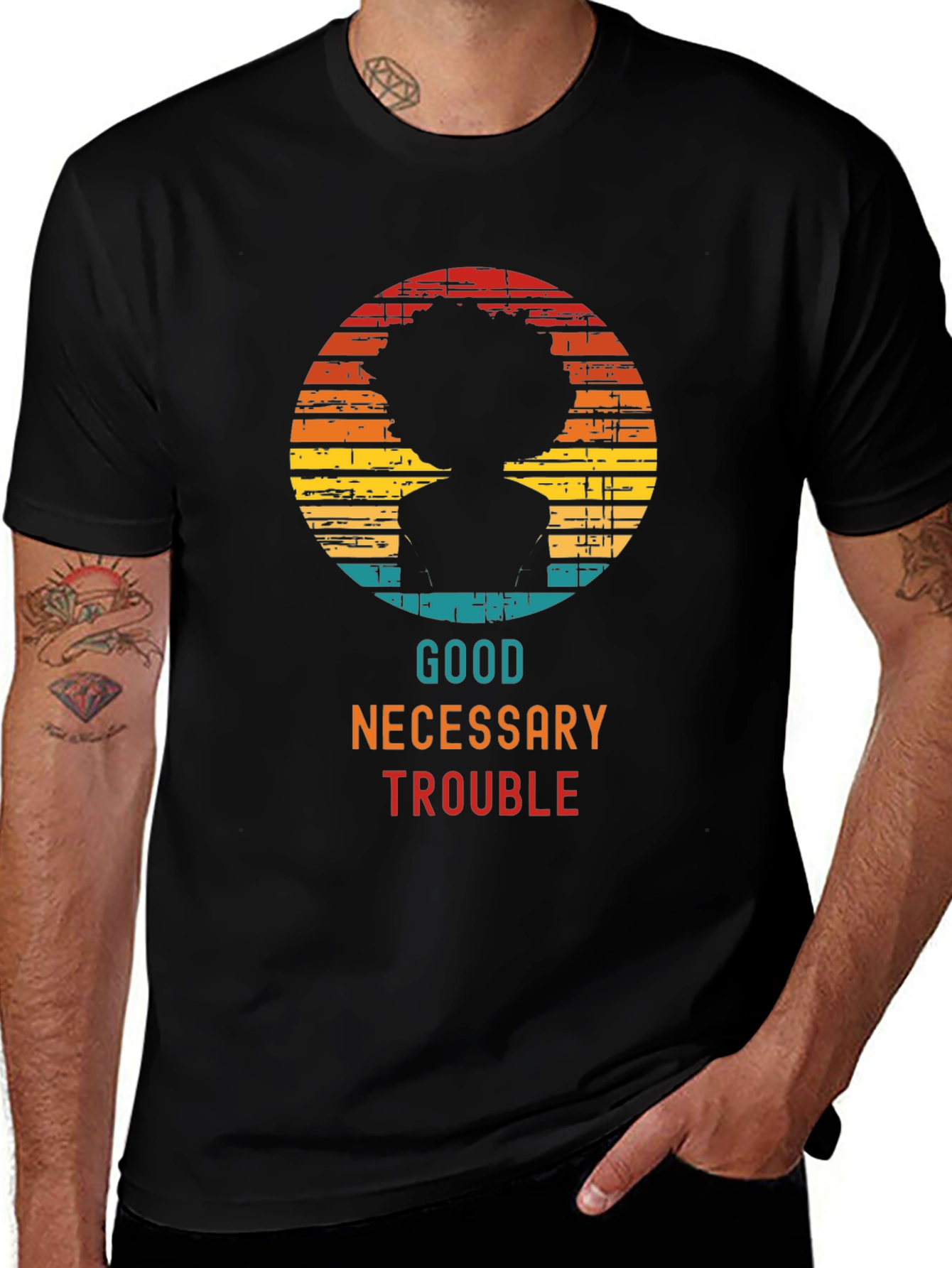 Good Trouble Retro Silhouette Tee