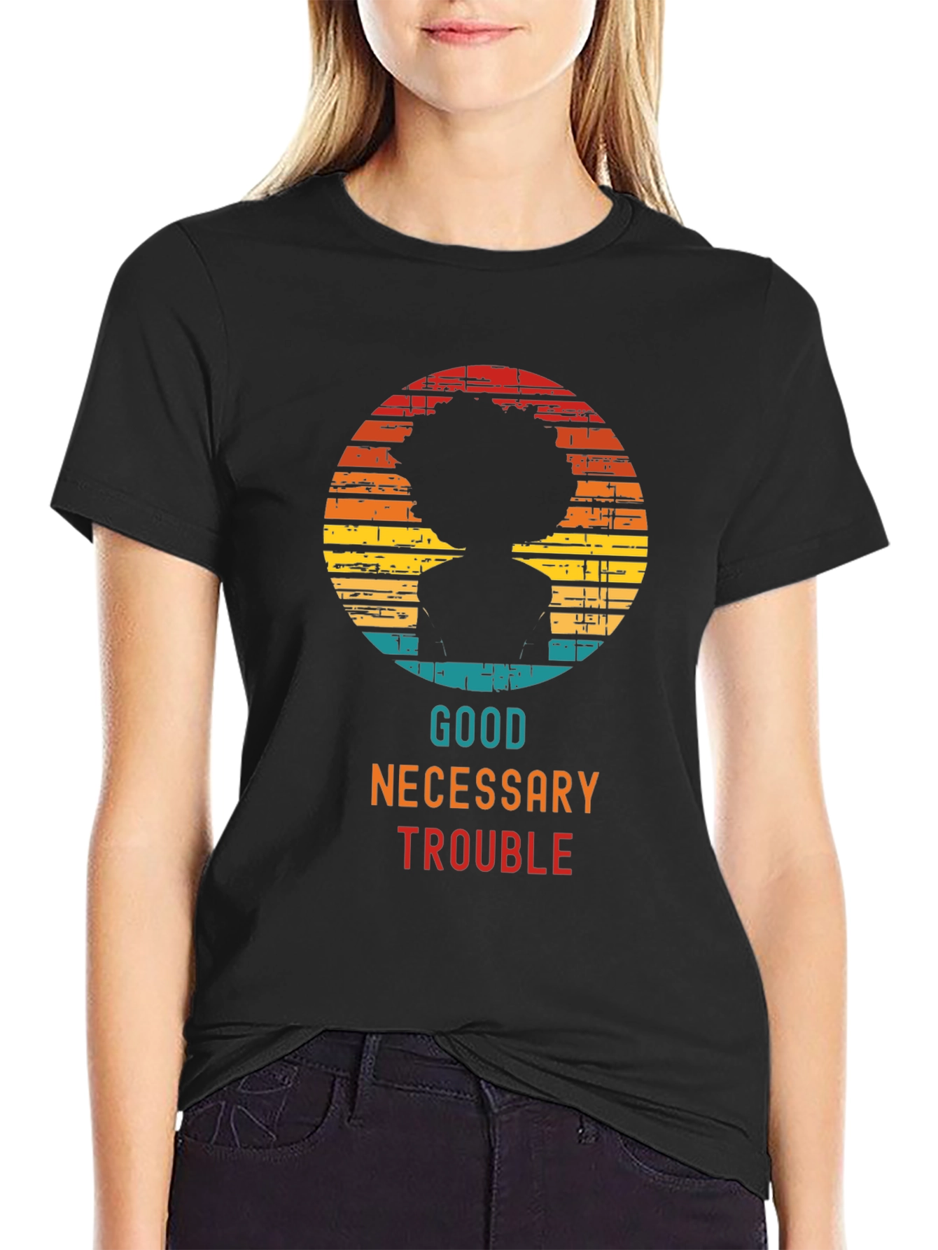 Good Trouble Retro Silhouette Tee
