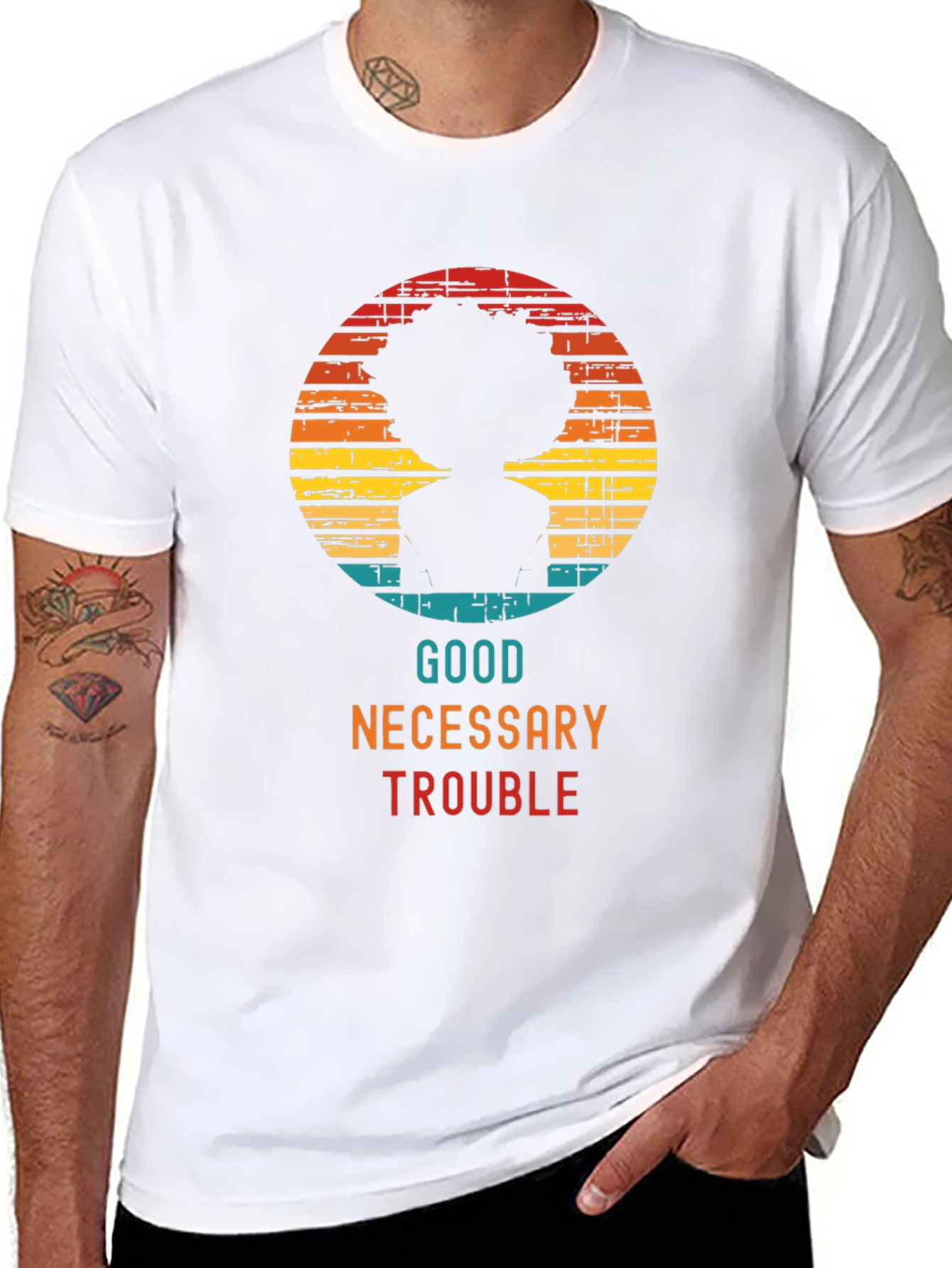 Good Trouble Retro Silhouette Tee
