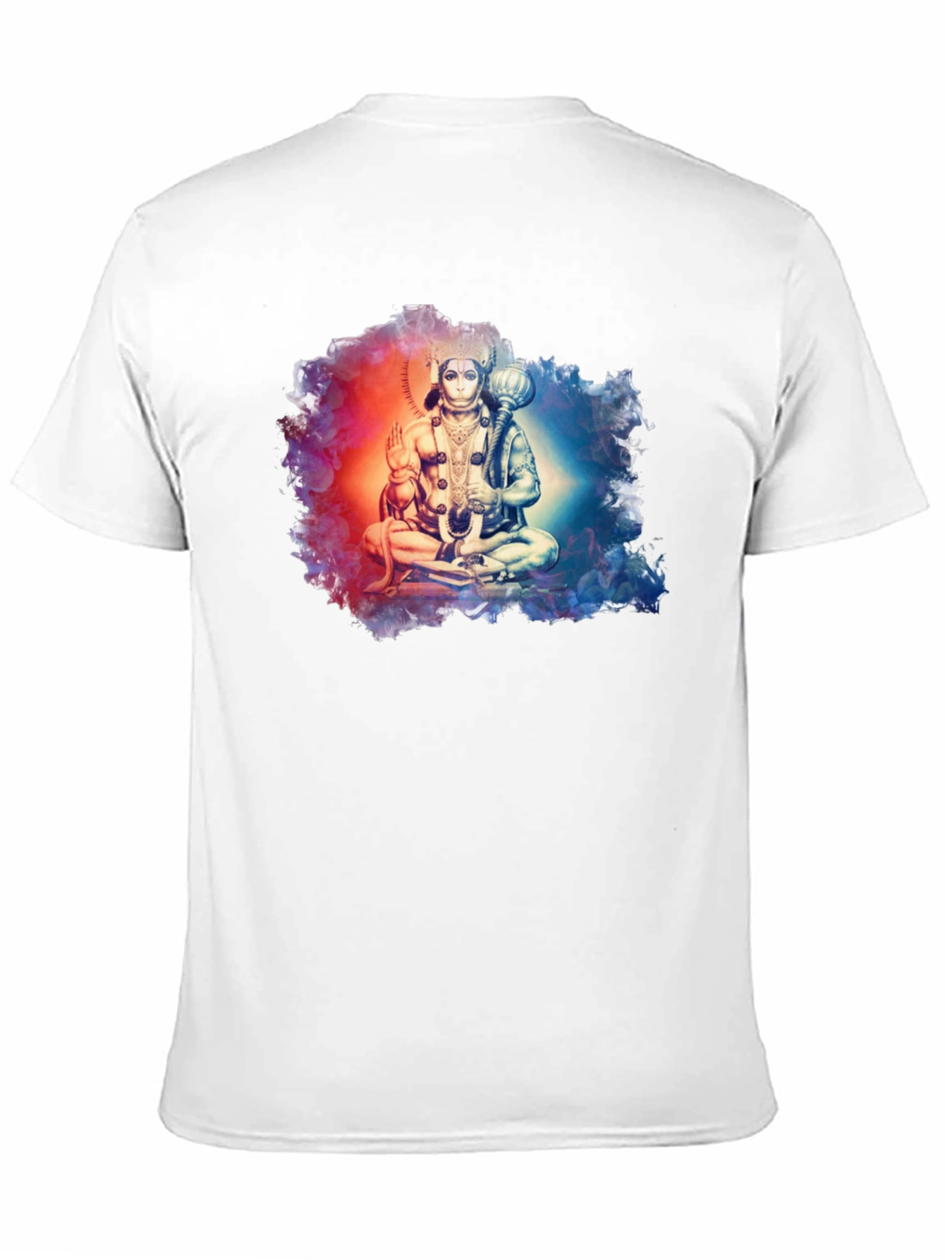 Hanuman Graphic Print Black T-Shirt