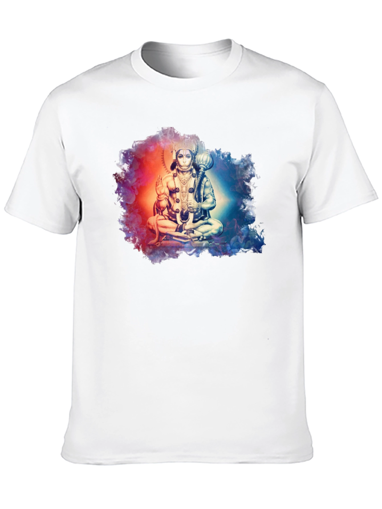 Hanuman Graphic Print Black T-Shirt