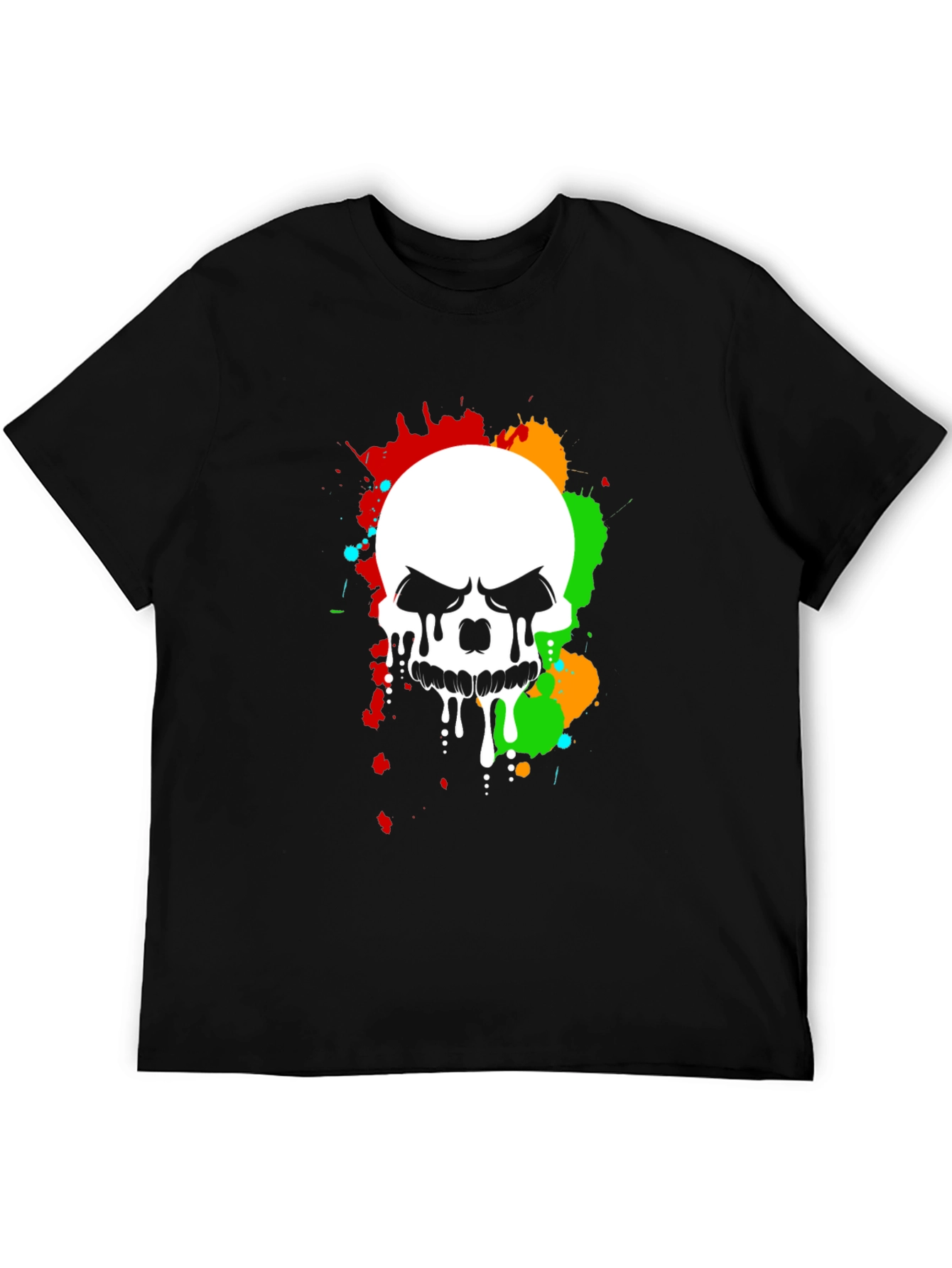 Skull Graphic T-Shirt - Black