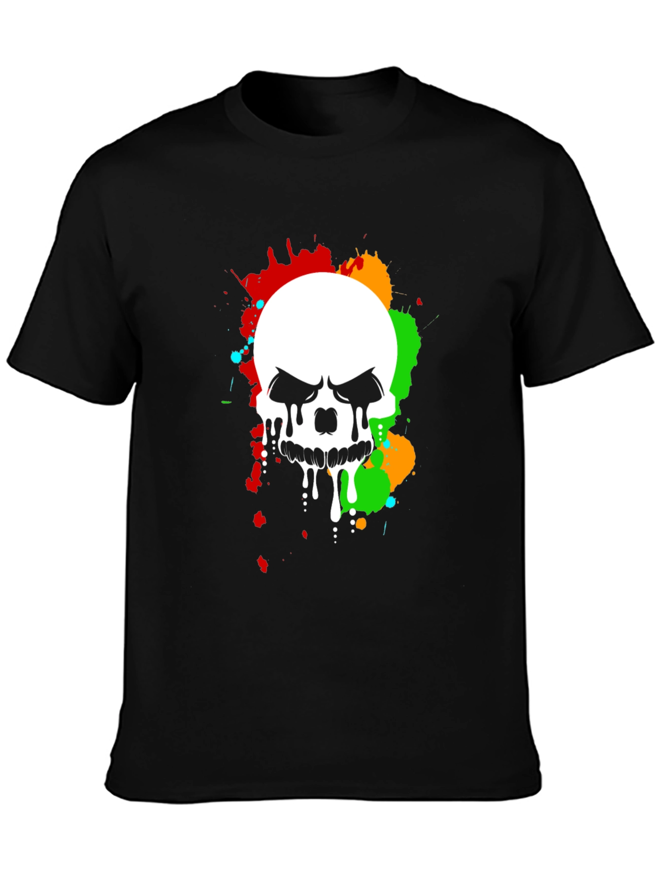 Skull Graphic T-Shirt - Black