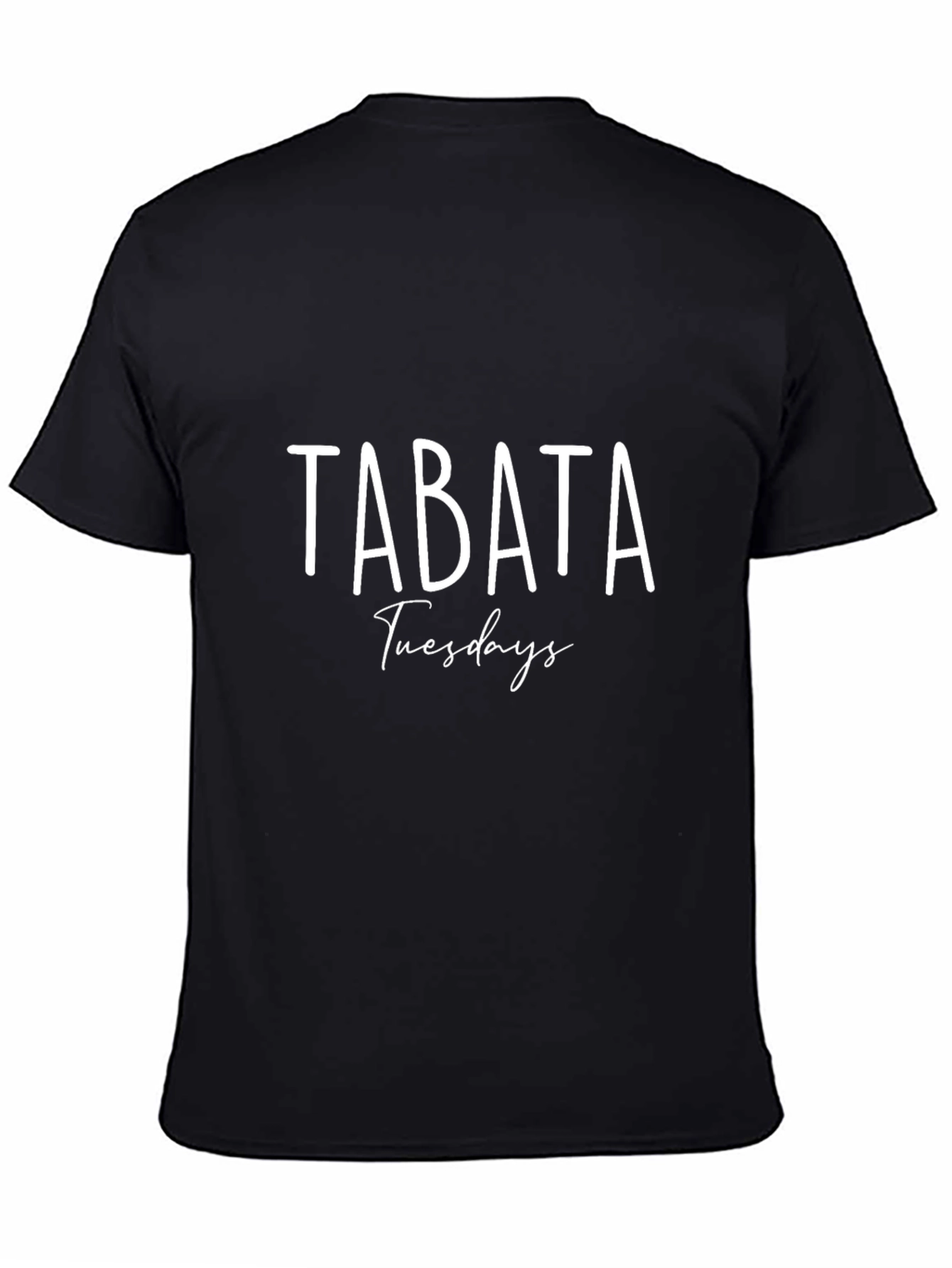 Tabata Tuesdays Graphic Tee - Black
