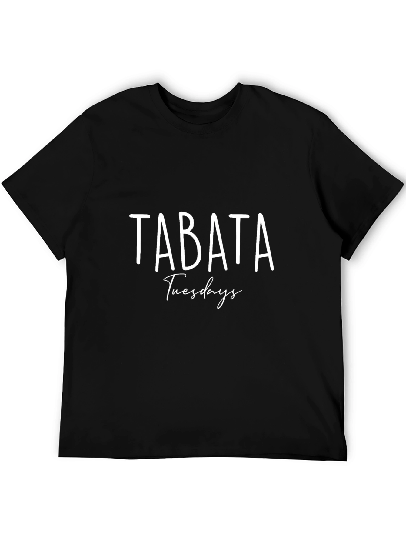 Tabata Tuesdays Graphic Tee - Black