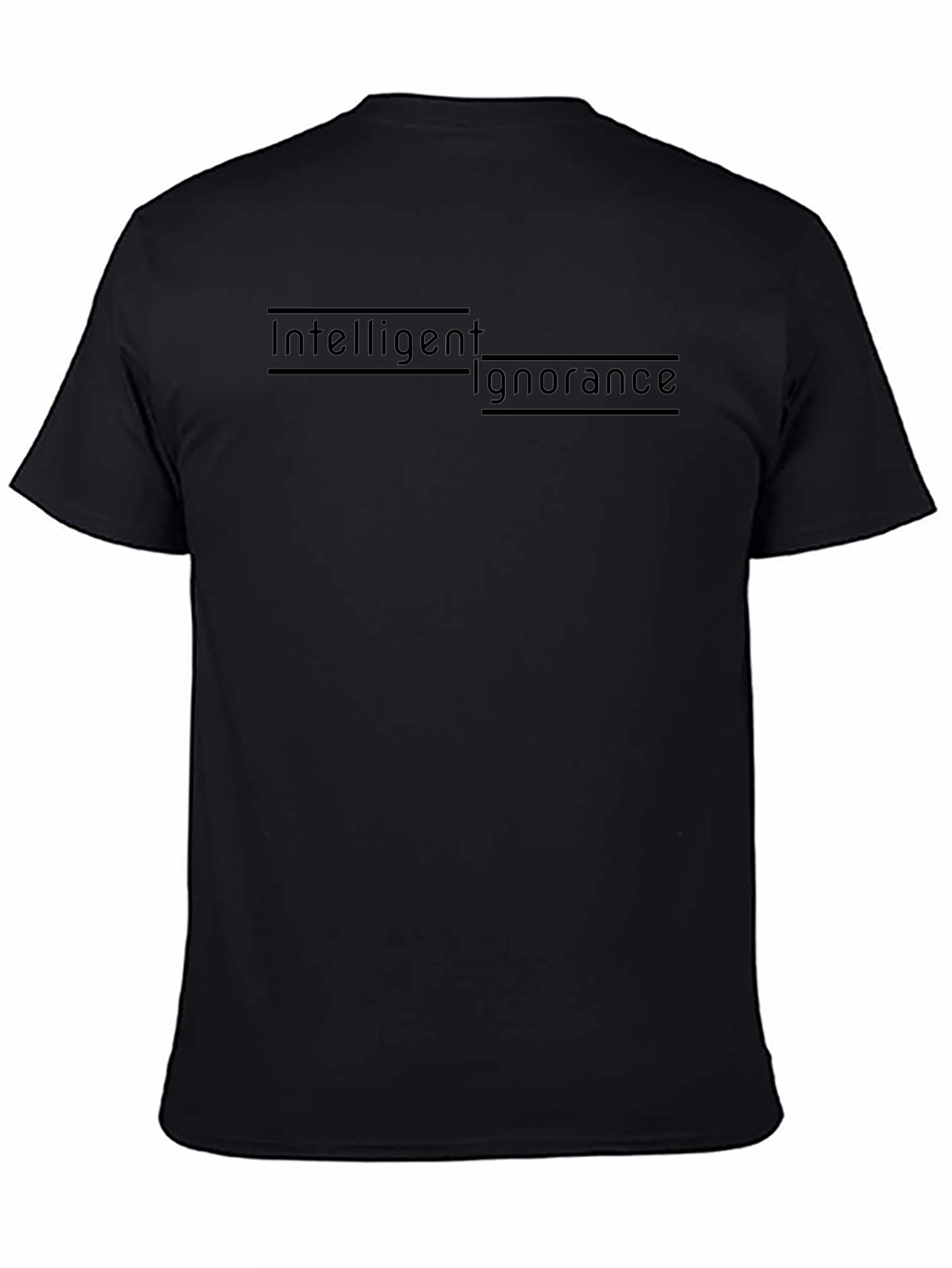 Intelligent Ignorance Black T-Shirt - Stylish & Edgy