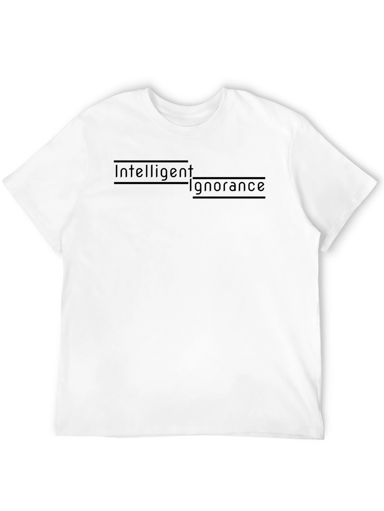 Intelligent Ignorance Black T-Shirt - Stylish & Edgy