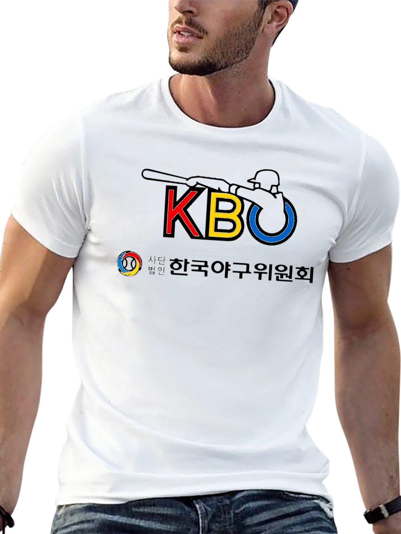 KBO Baseball Black T-Shirt - Korean Baseball