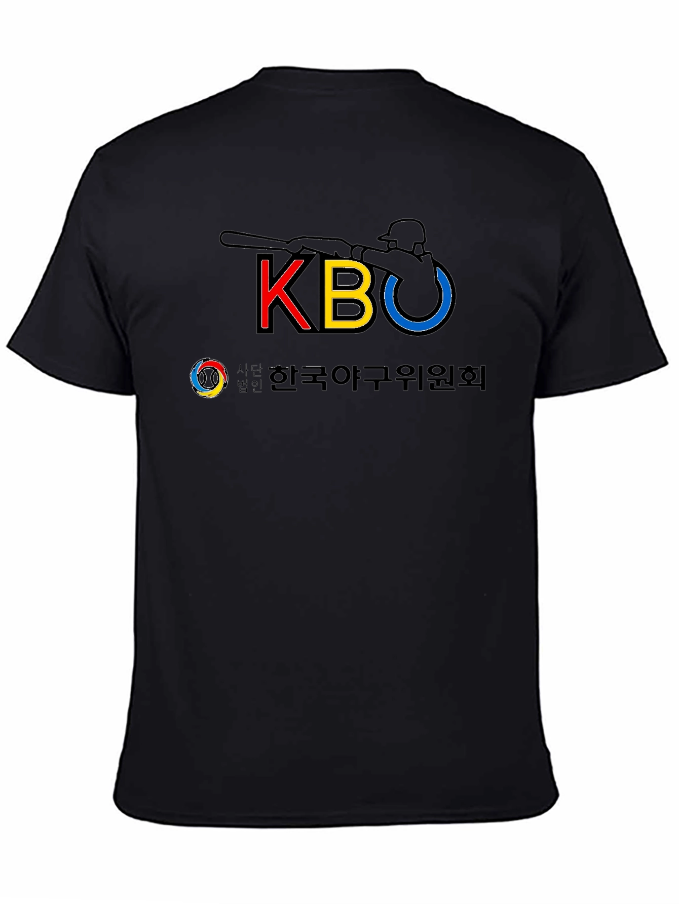 KBO Baseball Black T-Shirt - Korean Baseball