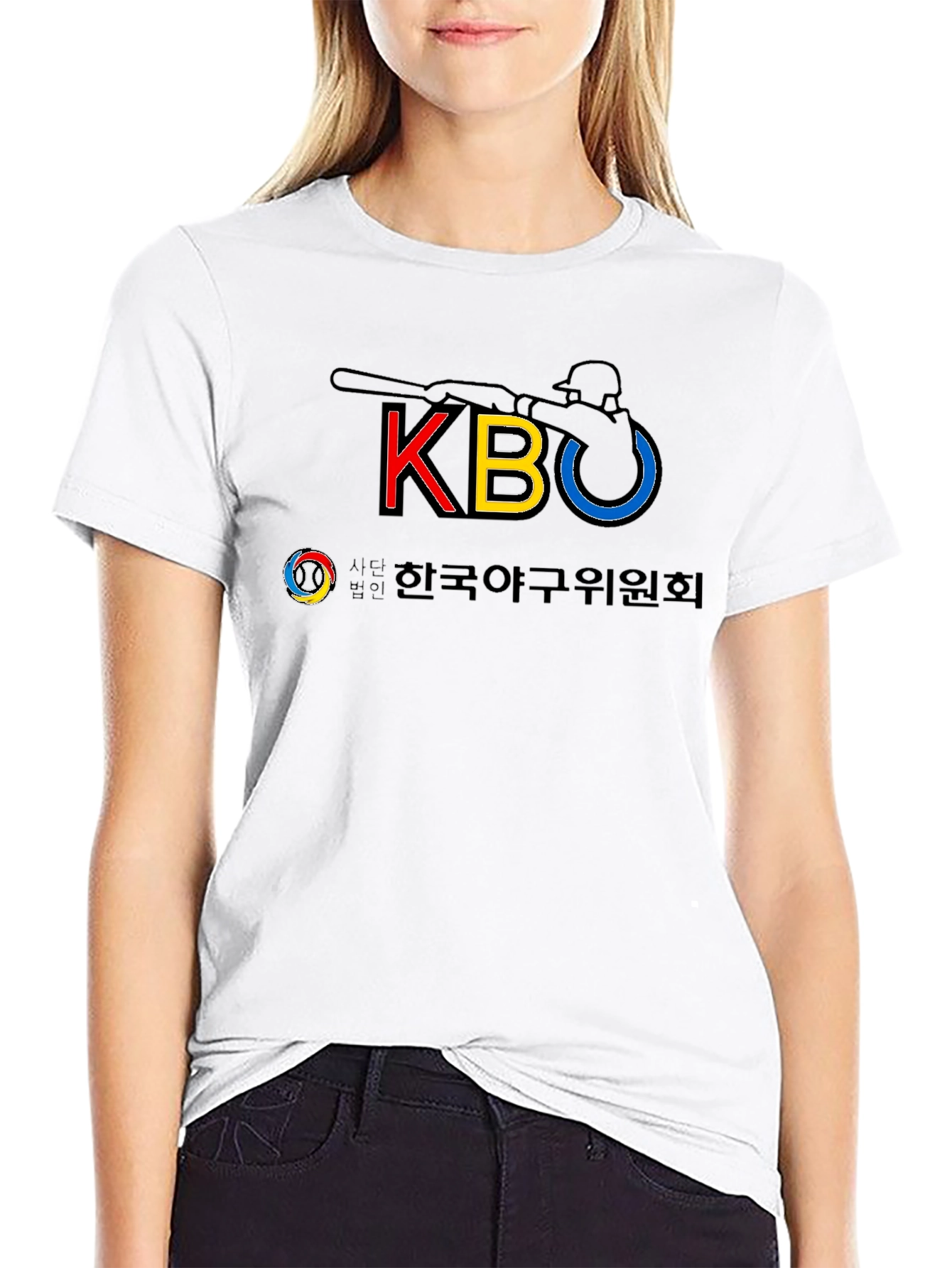KBO Baseball Black T-Shirt - Korean Baseball