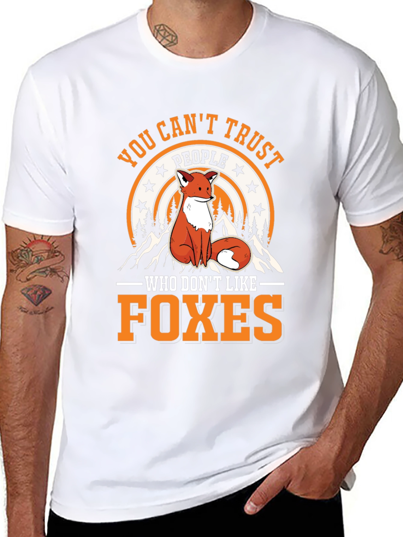 Fox Lover Graphic Tee - Trust No One