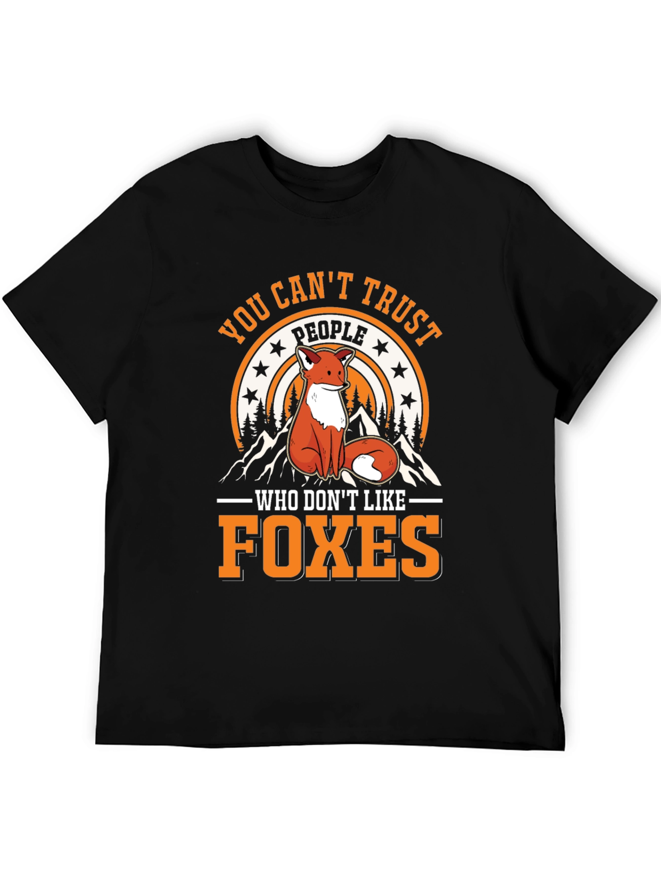 Fox Lover Graphic Tee - Trust No One