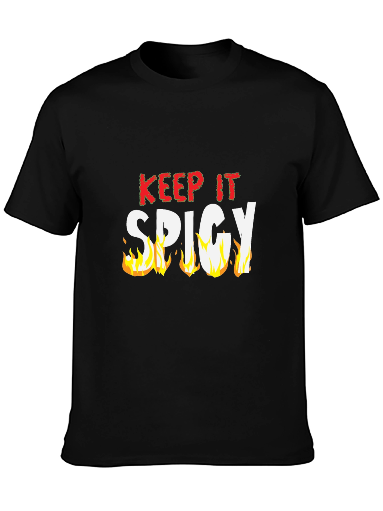 Keep It Spicy Black T-Shirt