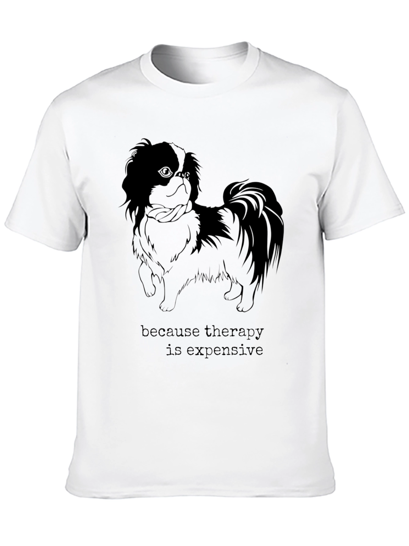 Therapy is Expensive Dog Graphic T-Shirt