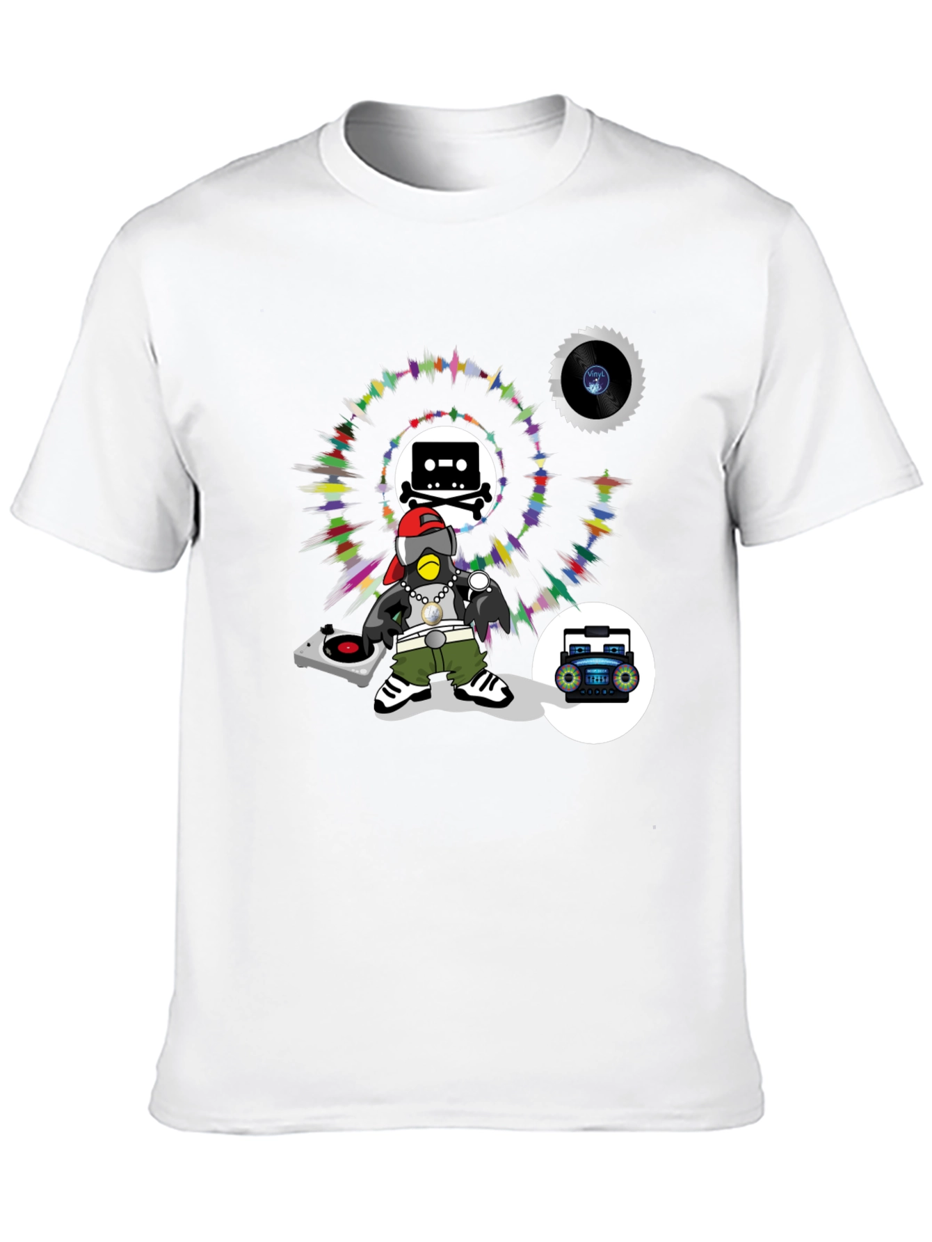 DJ Crow T-Shirt - Music Lover Tee