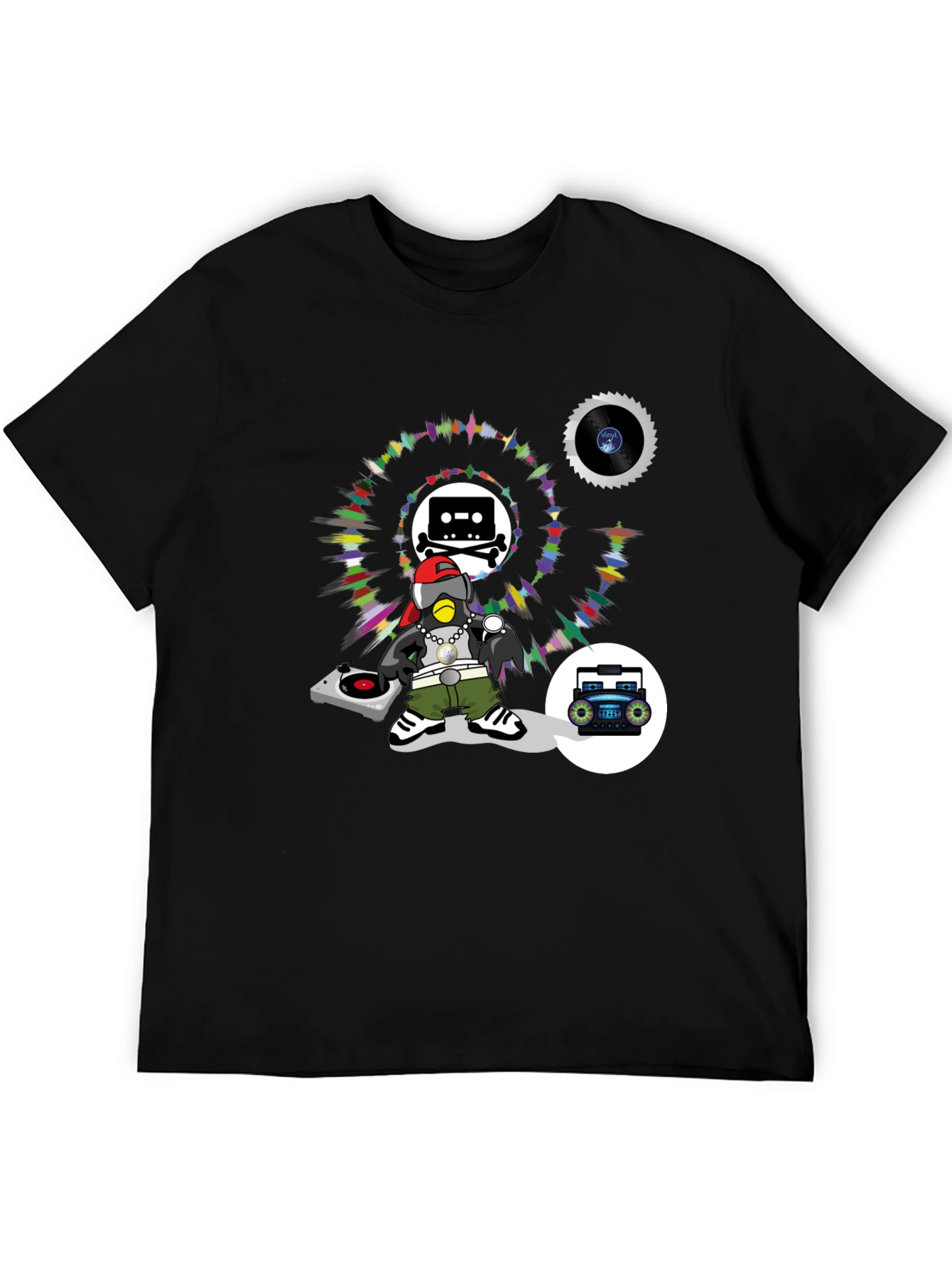 DJ Crow T-Shirt - Music Lover Tee
