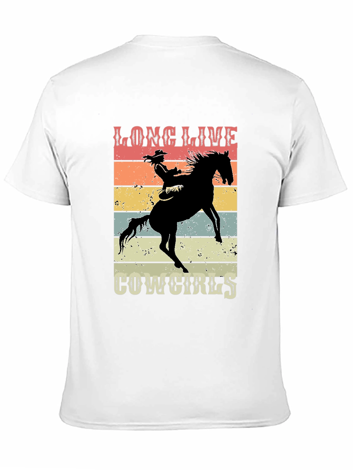 Long Live Cowgirls Graphic Tee - Retro Style