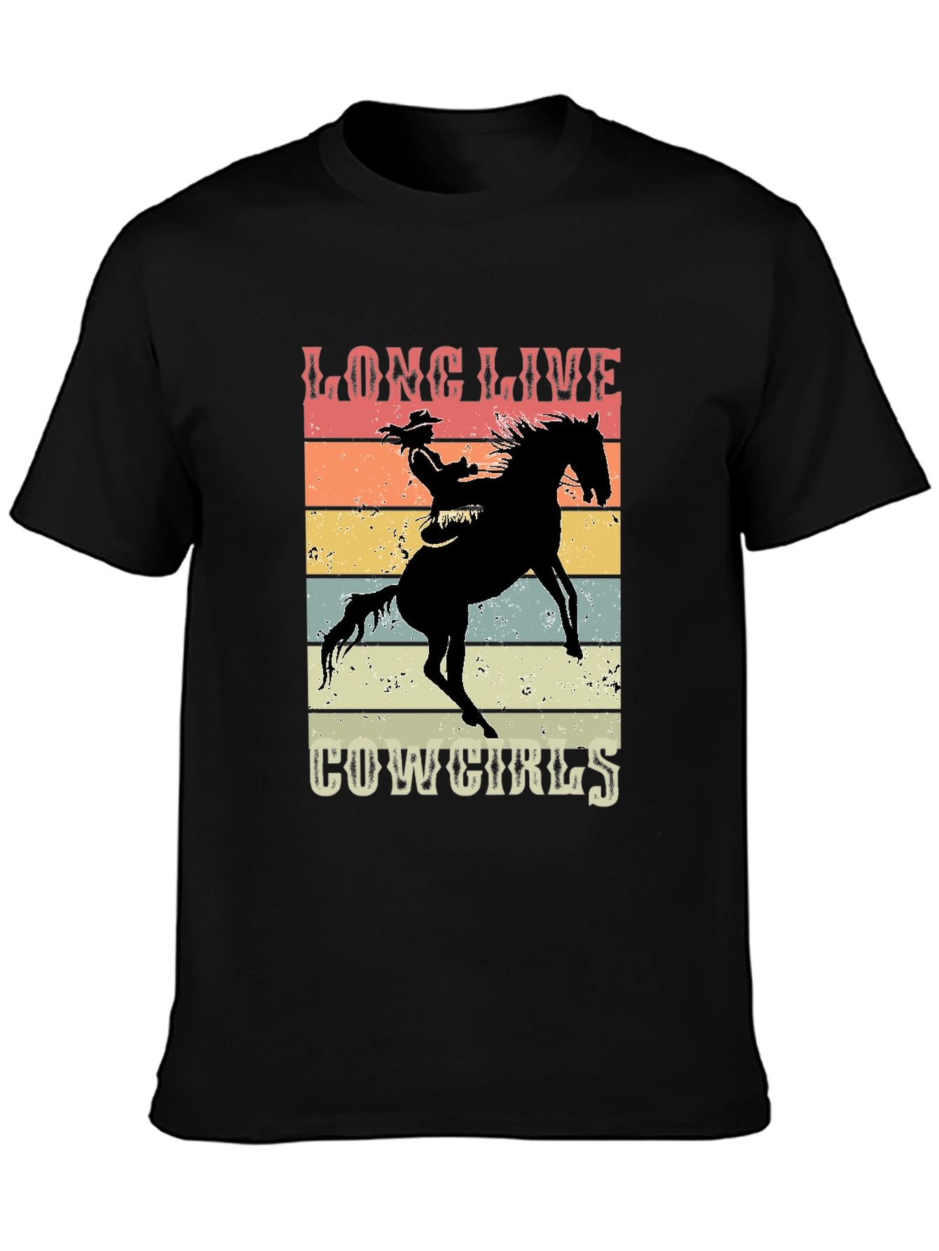 Long Live Cowgirls Graphic Tee - Retro Style