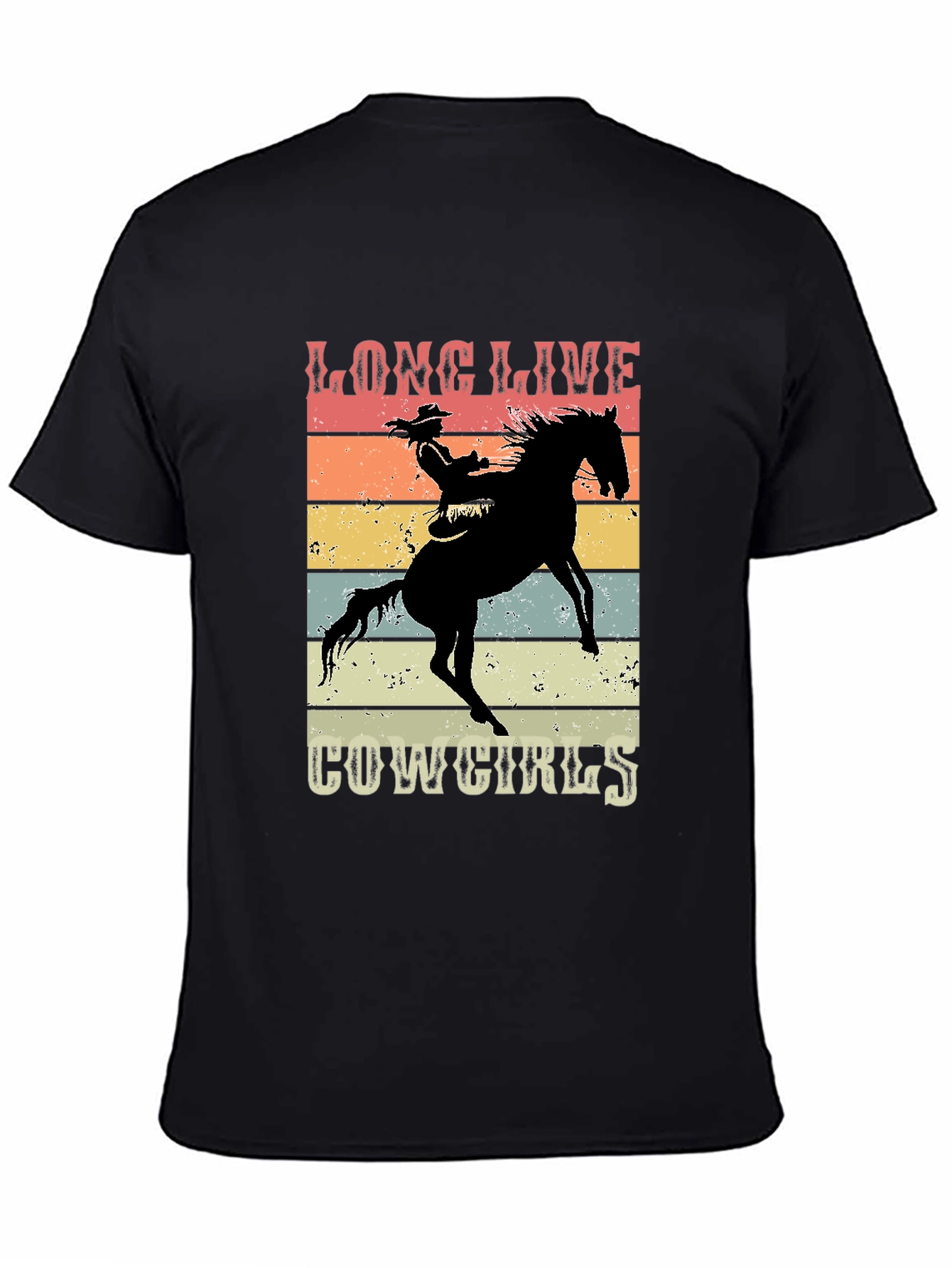 Long Live Cowgirls Graphic Tee - Retro Style