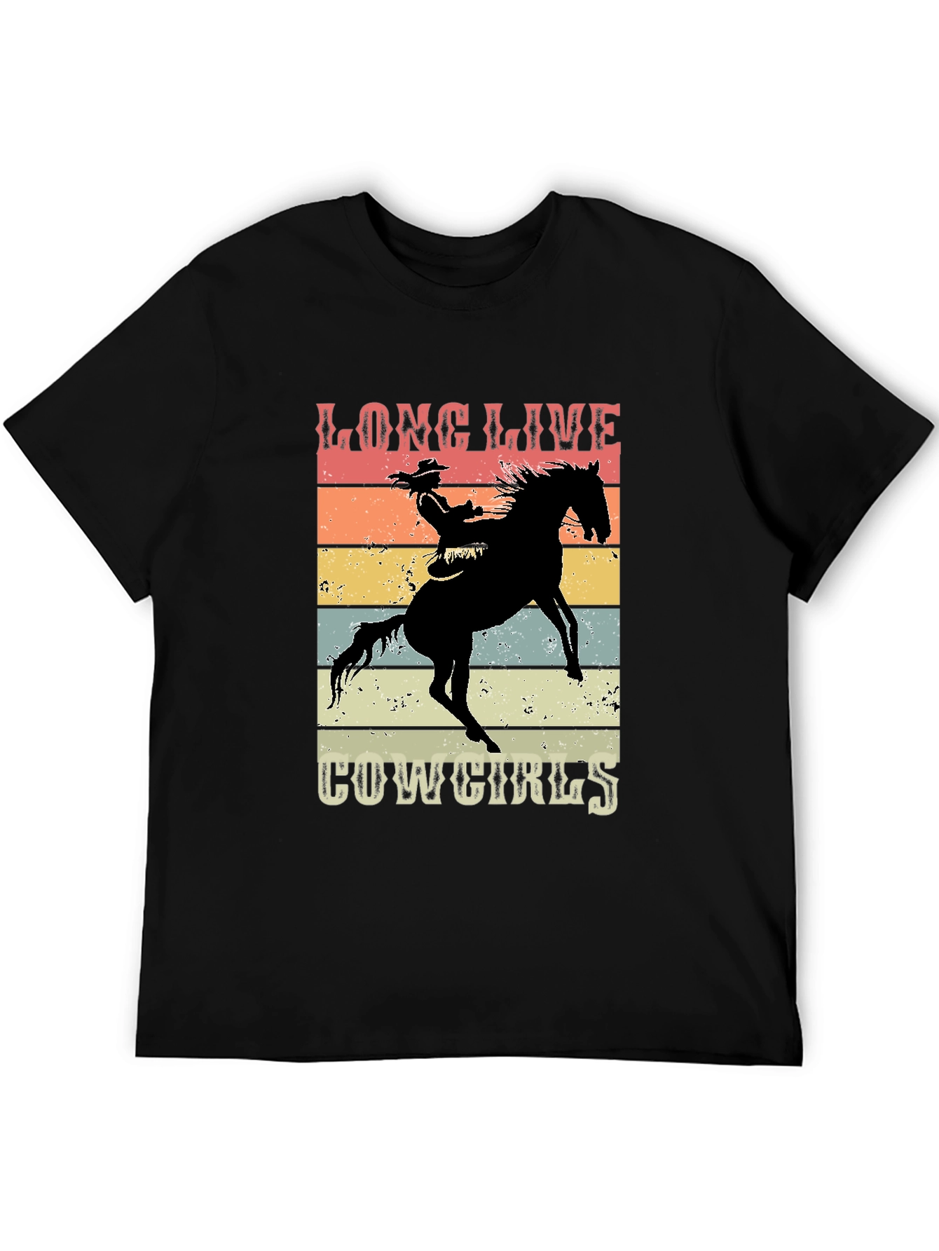 Long Live Cowgirls Graphic Tee - Retro Style