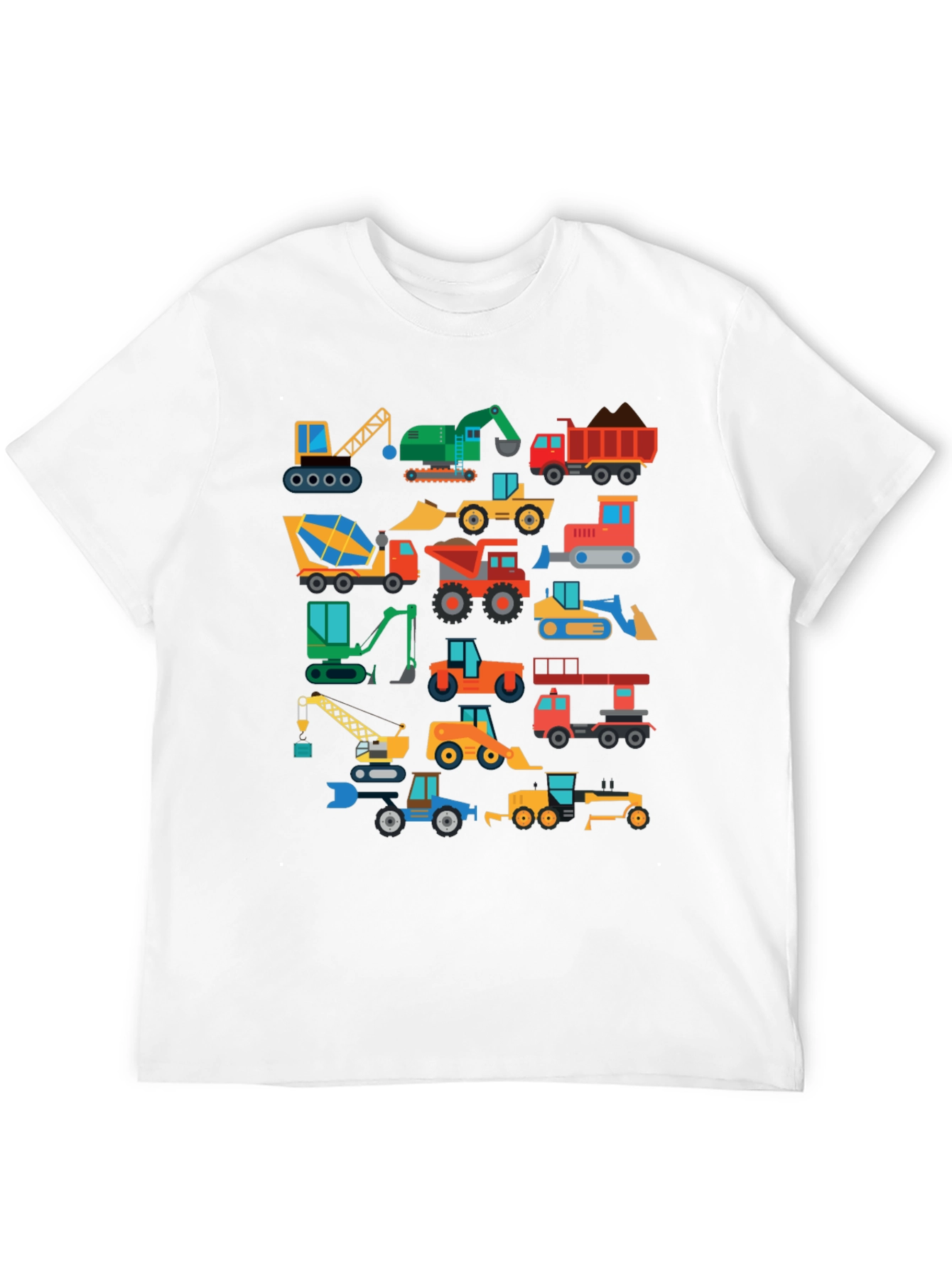 Construction Vehicle T-Shirt: Cartoon Truck Tee for Kids