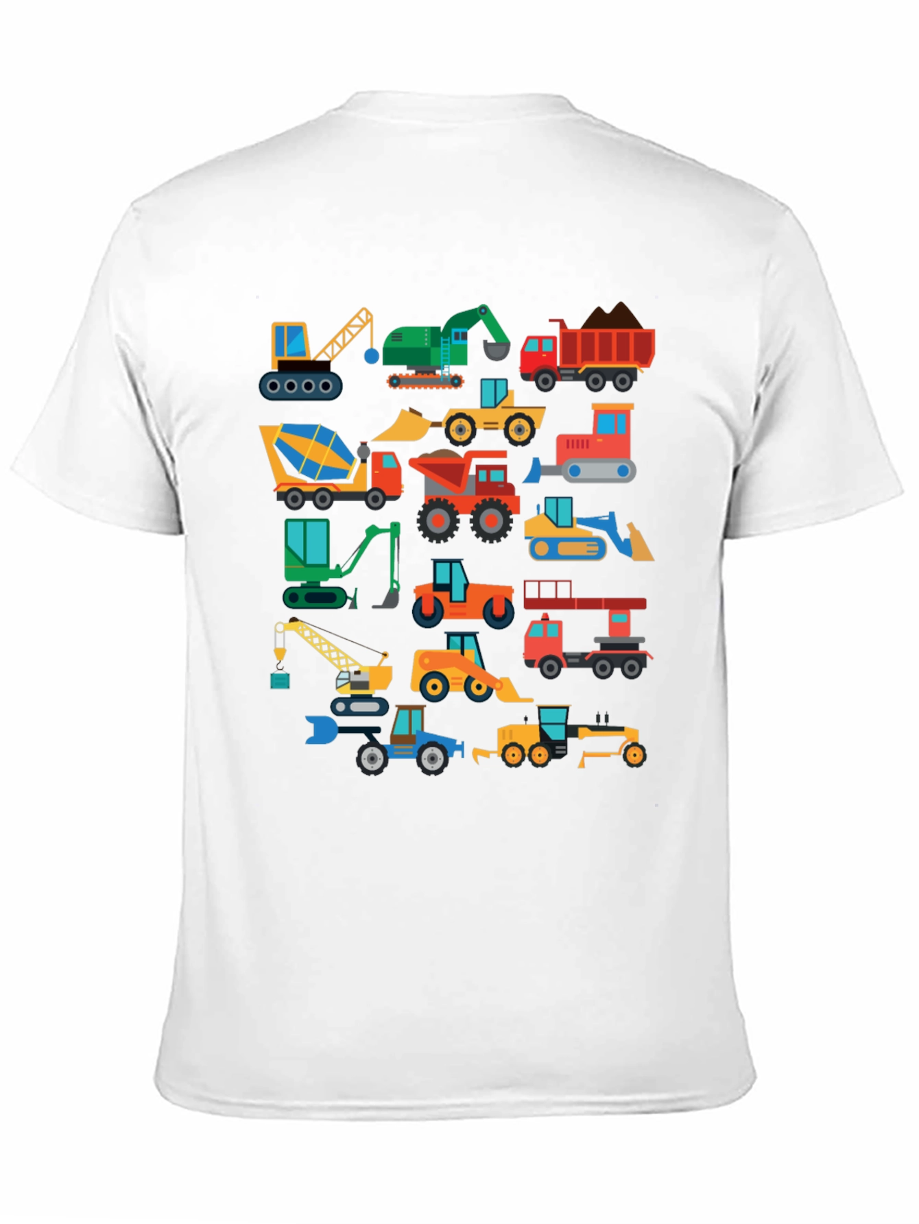 Construction Vehicle T-Shirt: Cartoon Truck Tee for Kids