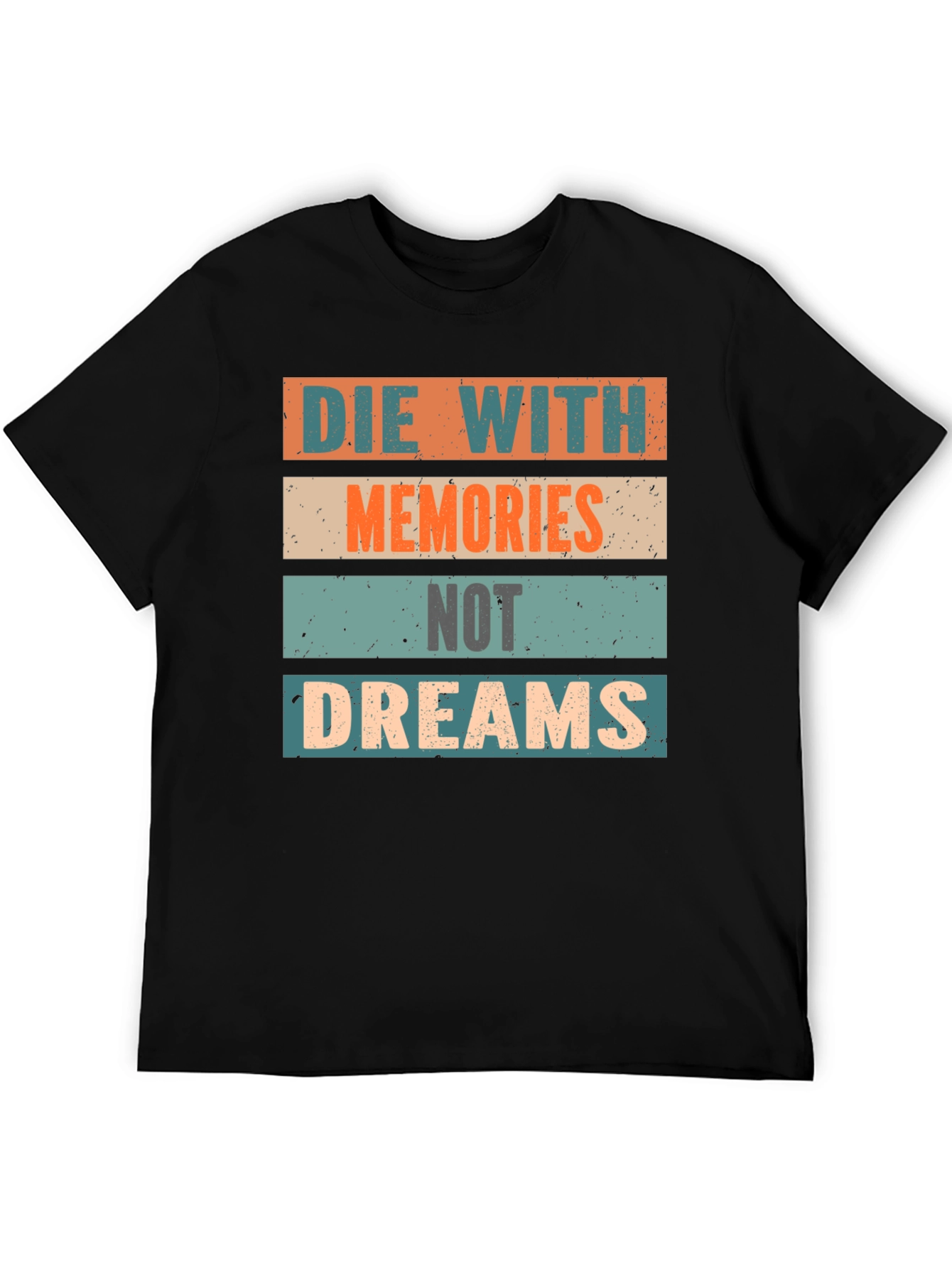 Memories Over Dreams Graphic Tee - Black