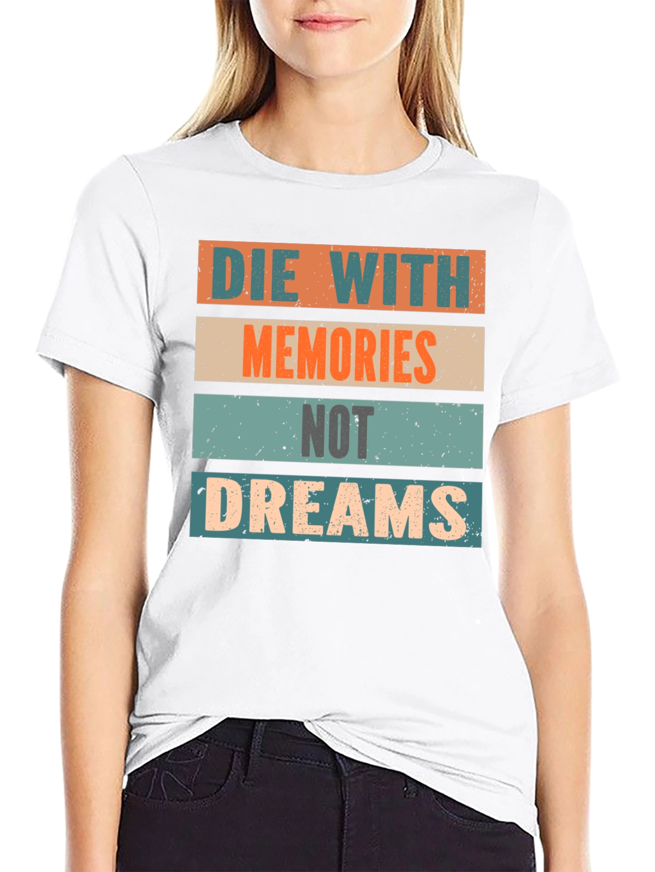 Memories Over Dreams Graphic Tee - Black