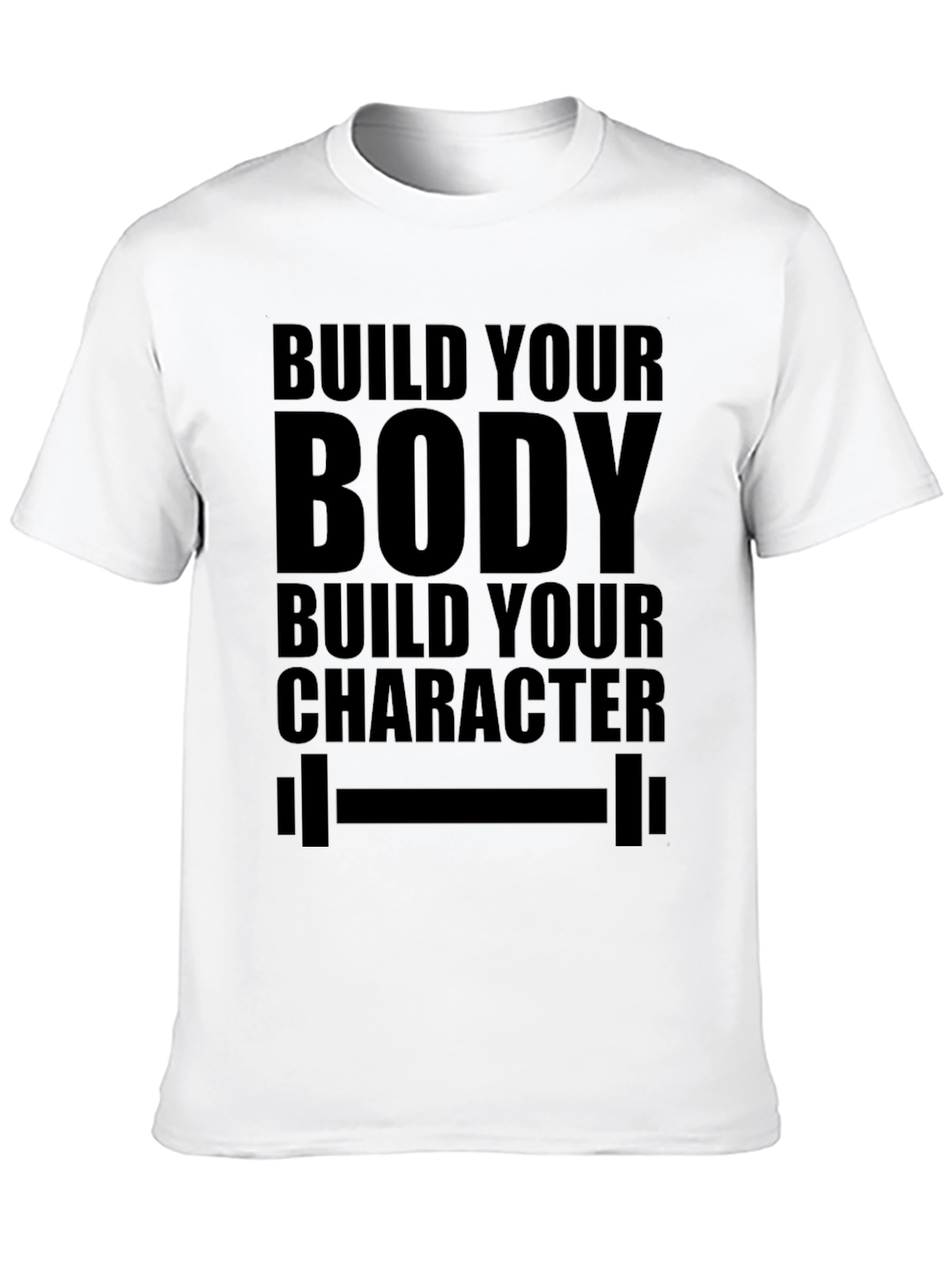 Build Your Body Black Graphic Tee