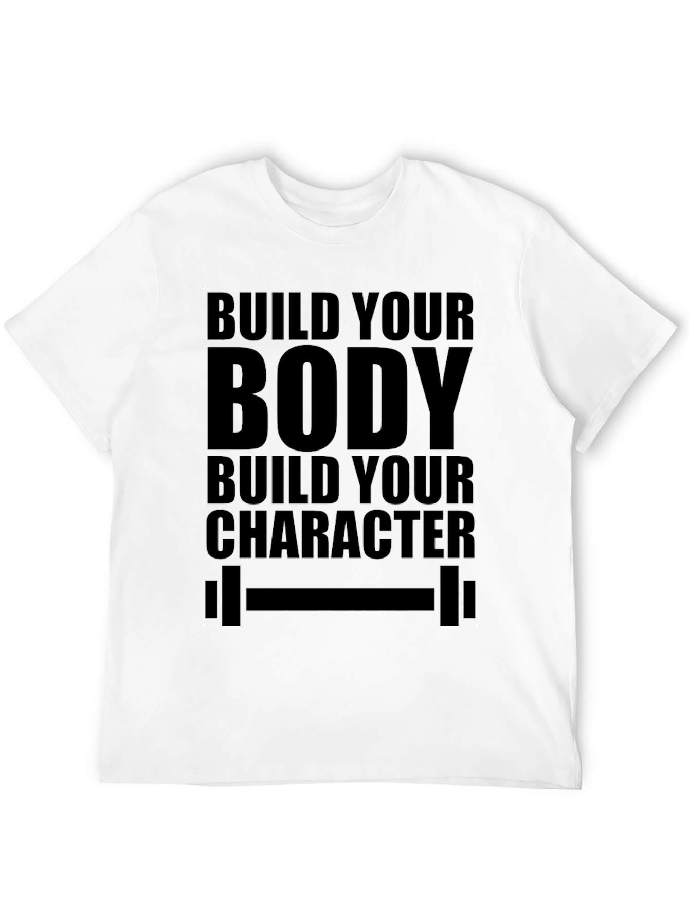 Build Your Body Black Graphic Tee