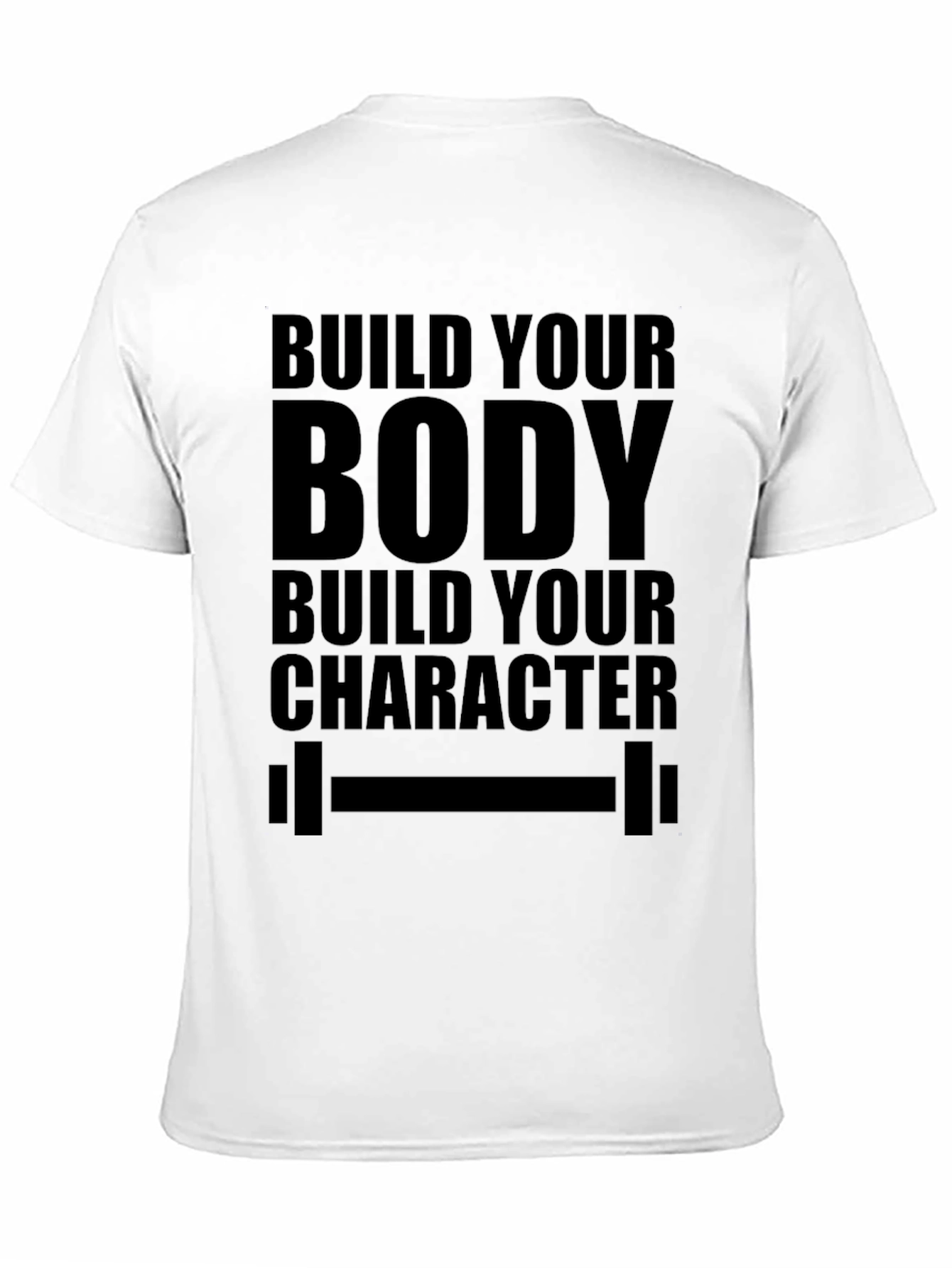 Build Your Body Black Graphic Tee