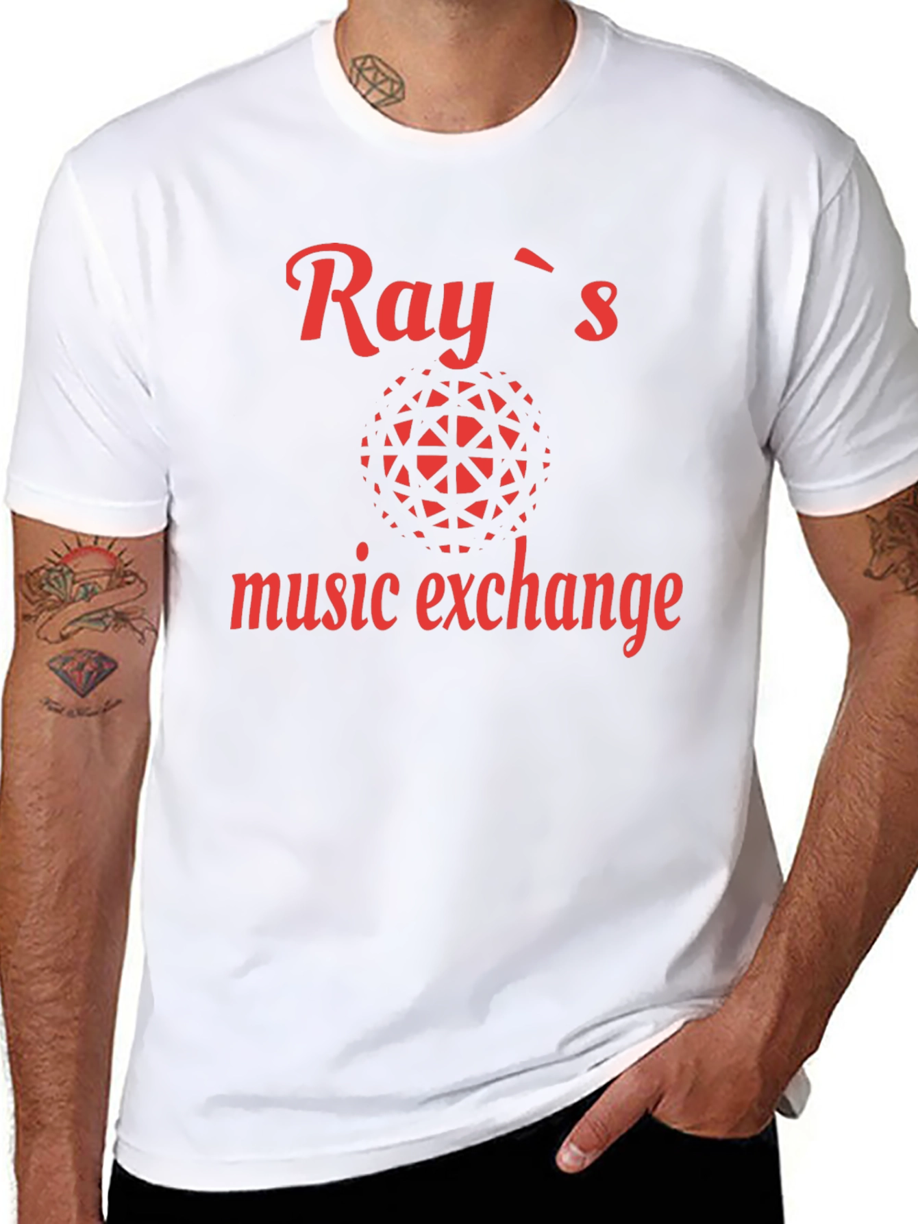 Rays Music Exchange Black Graphic Tee
