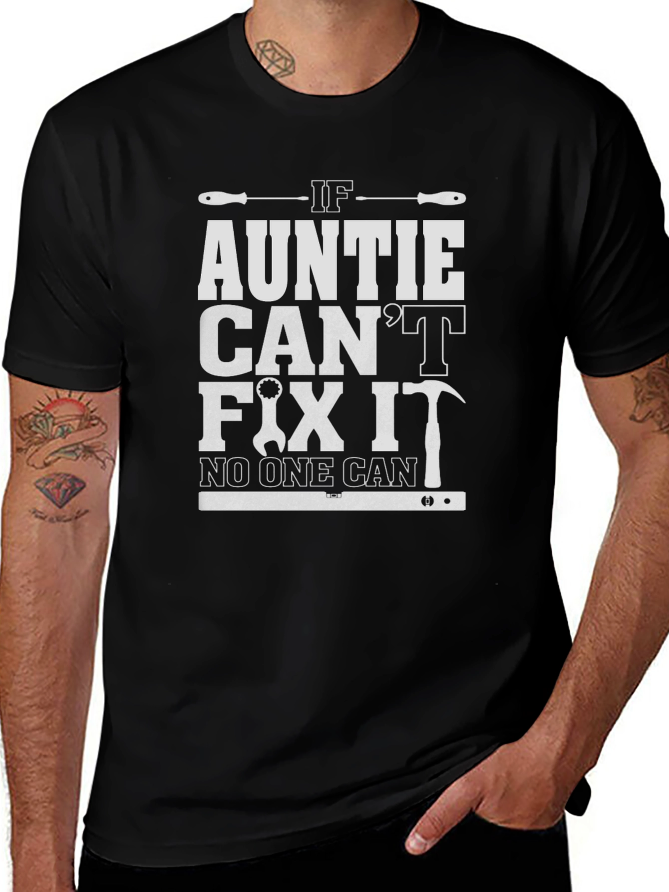 If Auntie Cant Fix It Funny Graphic T-Shirt