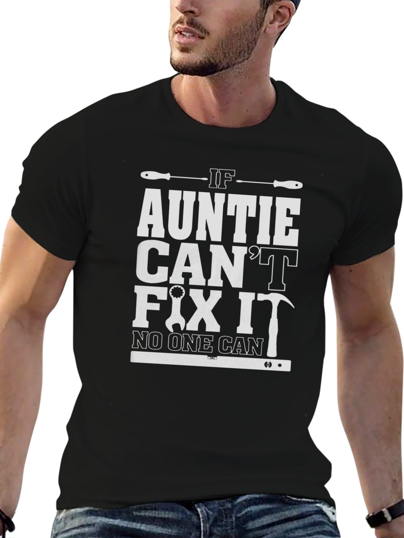 If Auntie Cant Fix It Funny Graphic T-Shirt