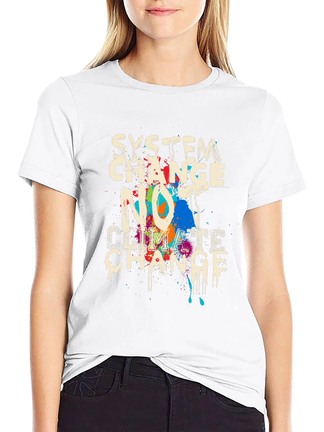 System Change Not Climate Change Graphic Tee