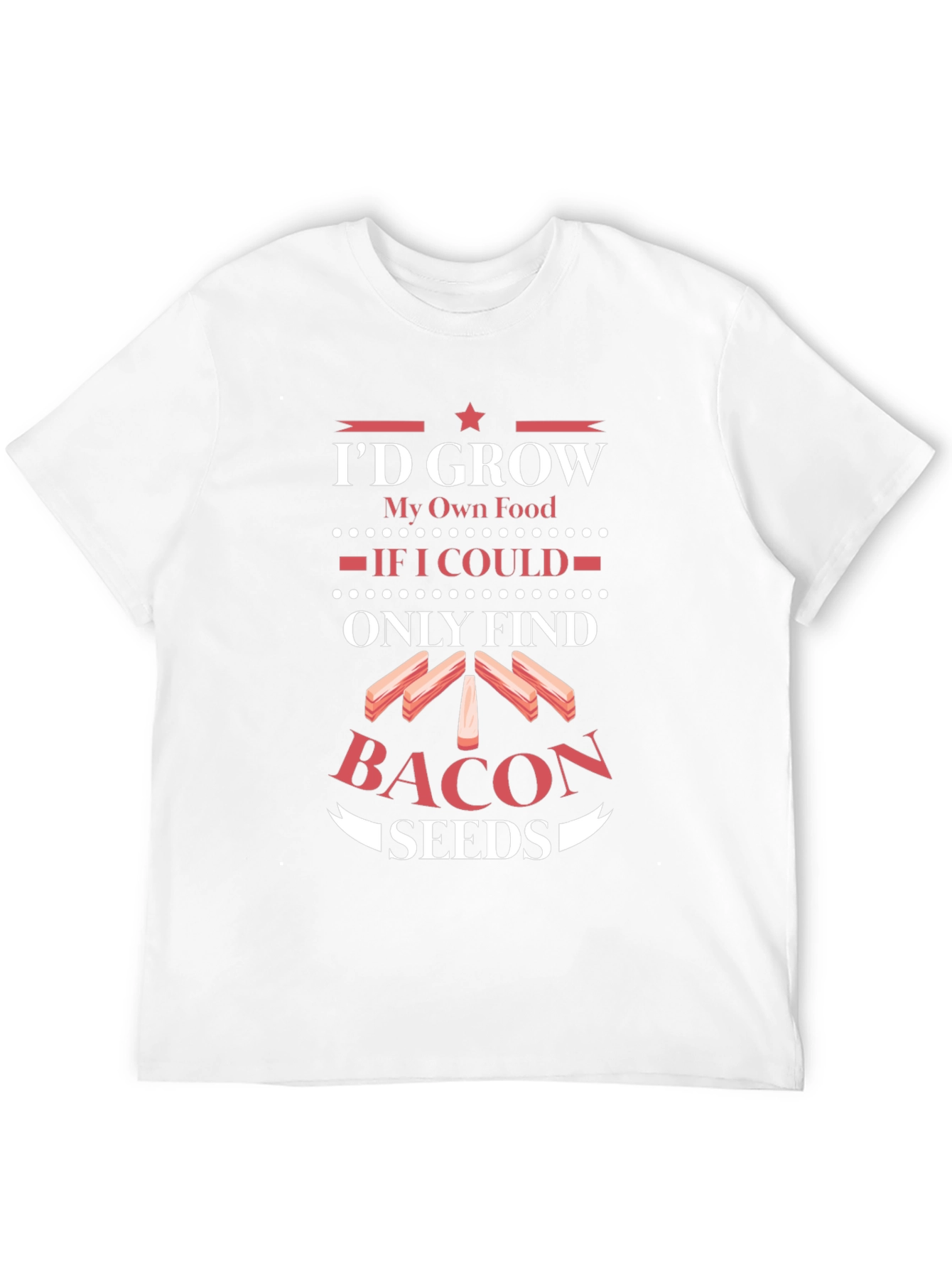 Funny Bacon Seeds Graphic Tee