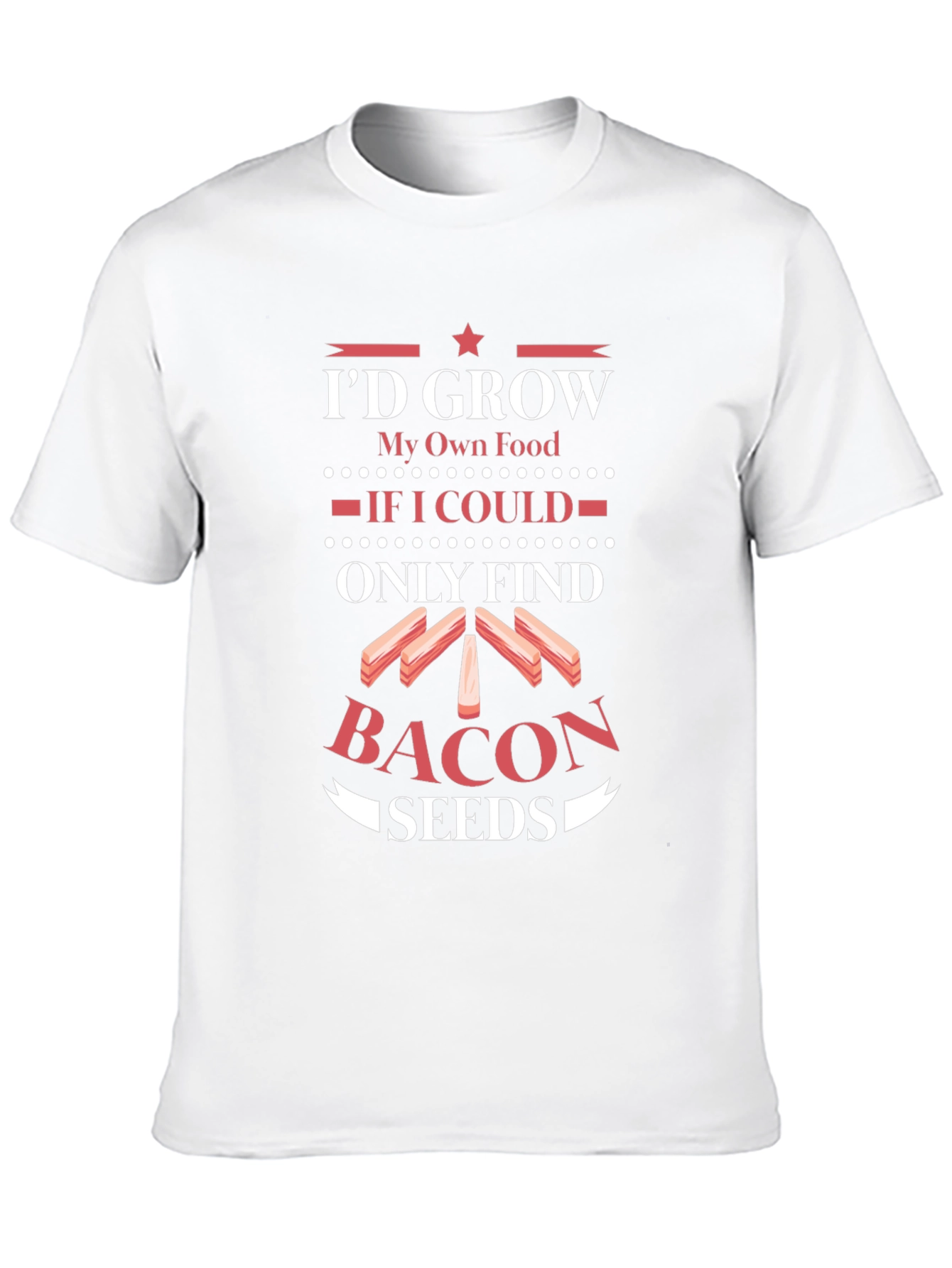 Funny Bacon Seeds Graphic Tee