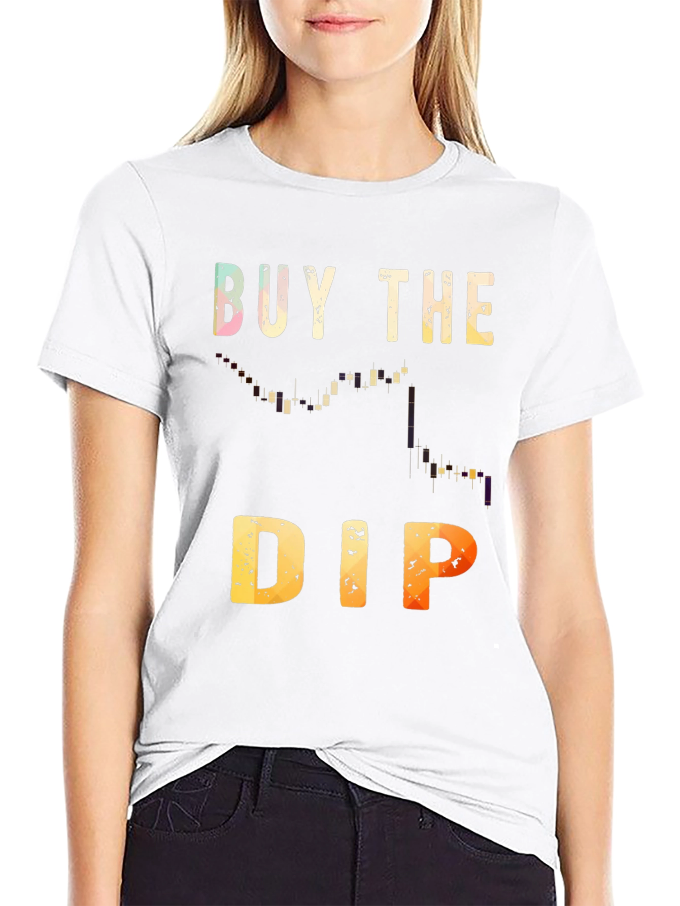 Buy the Dip Black Graphic Tee