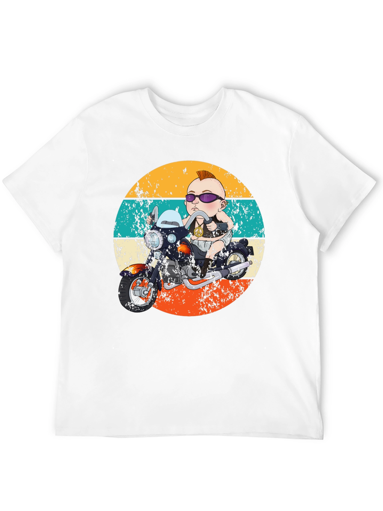 Retro Baby Biker Graphic Tee