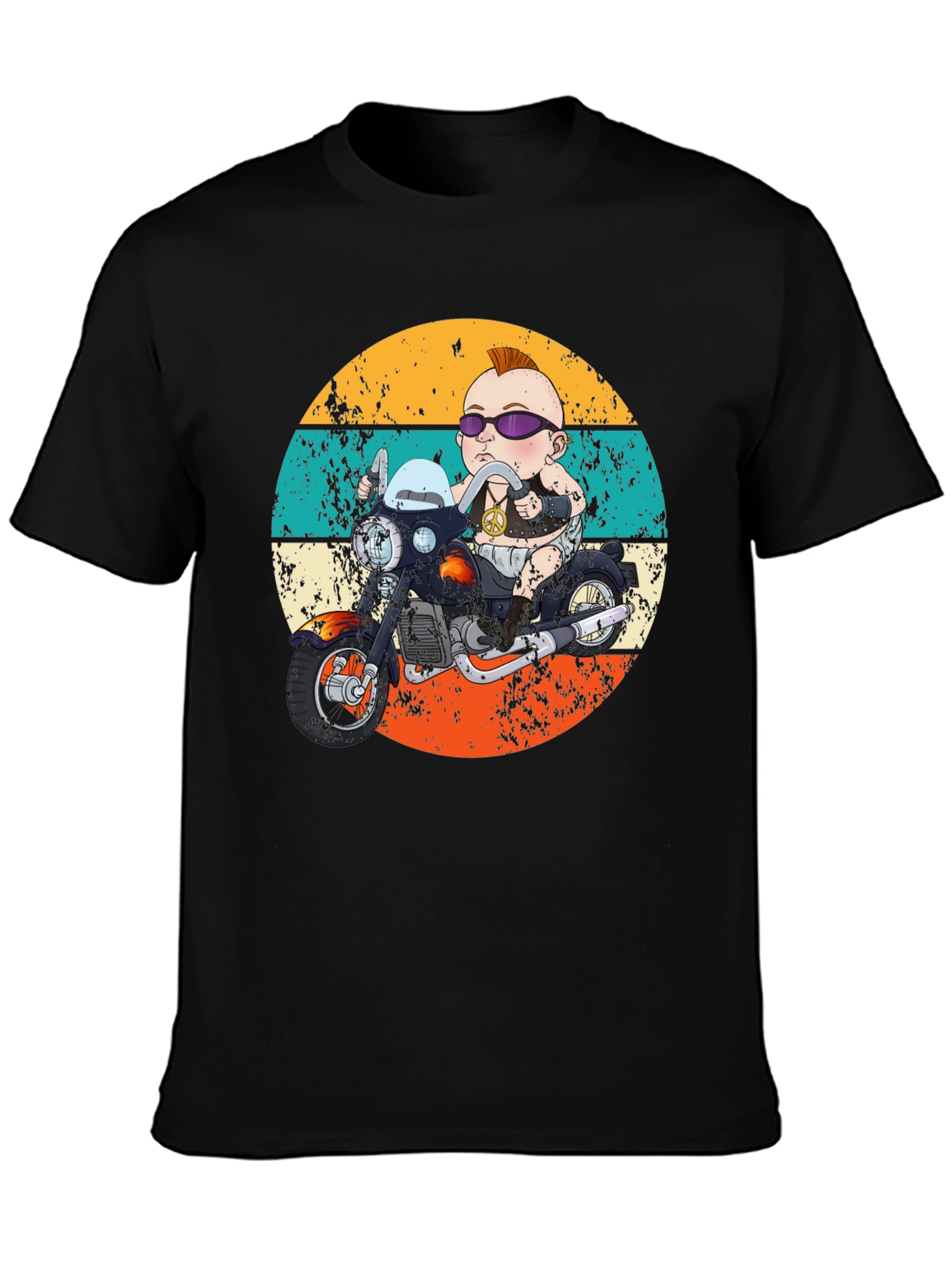 Retro Baby Biker Graphic Tee