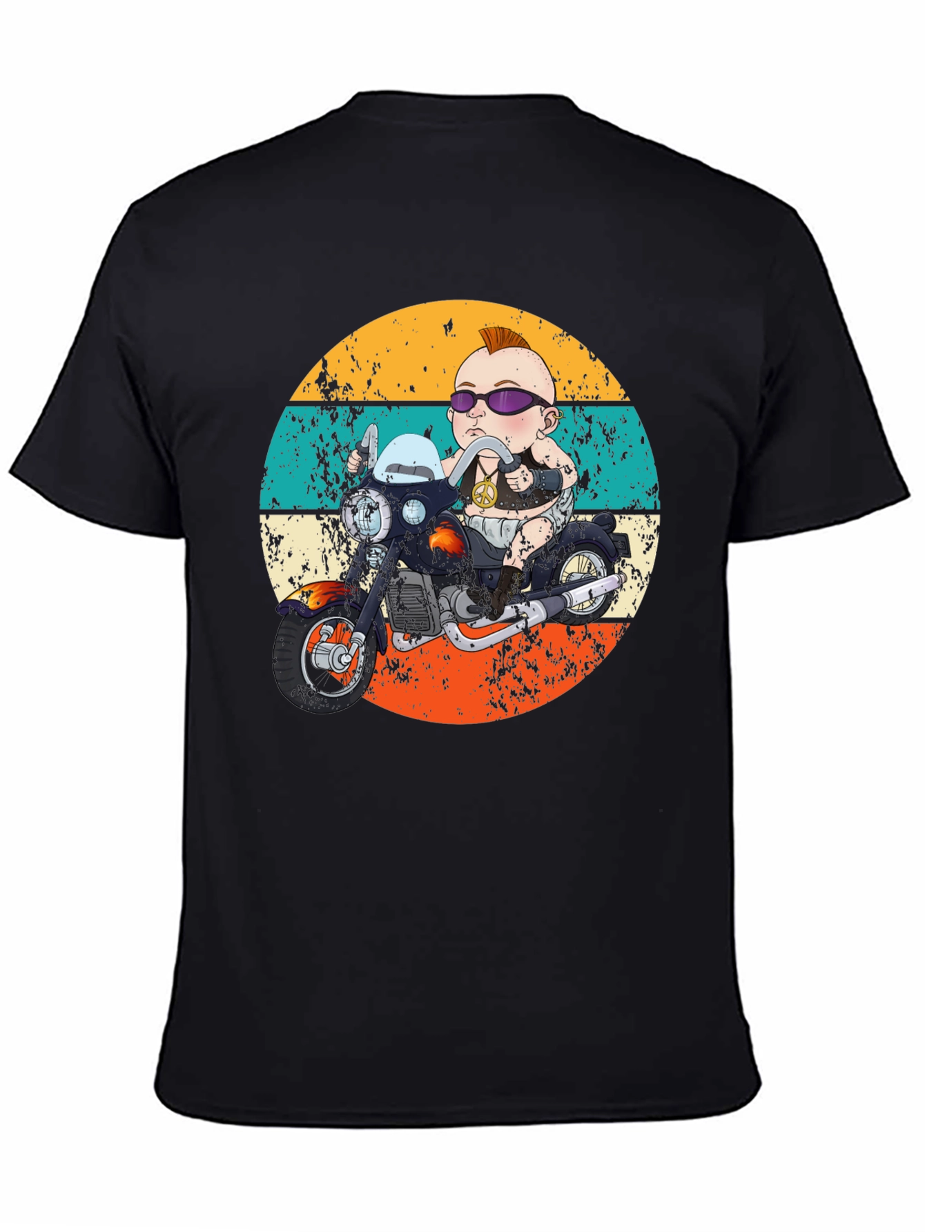 Retro Baby Biker Graphic Tee